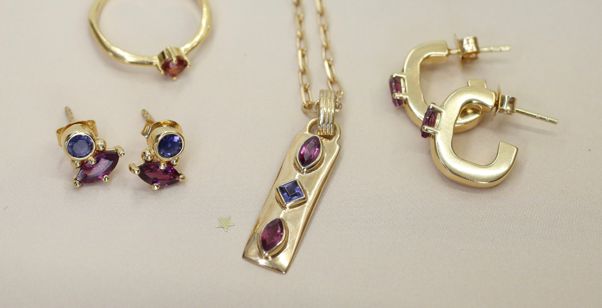 Jan Birthstone Garnet & Rhodolite