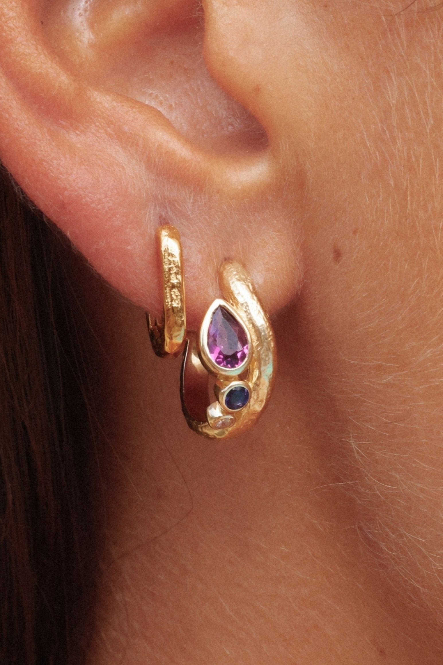 Sorrento Gold Hoops