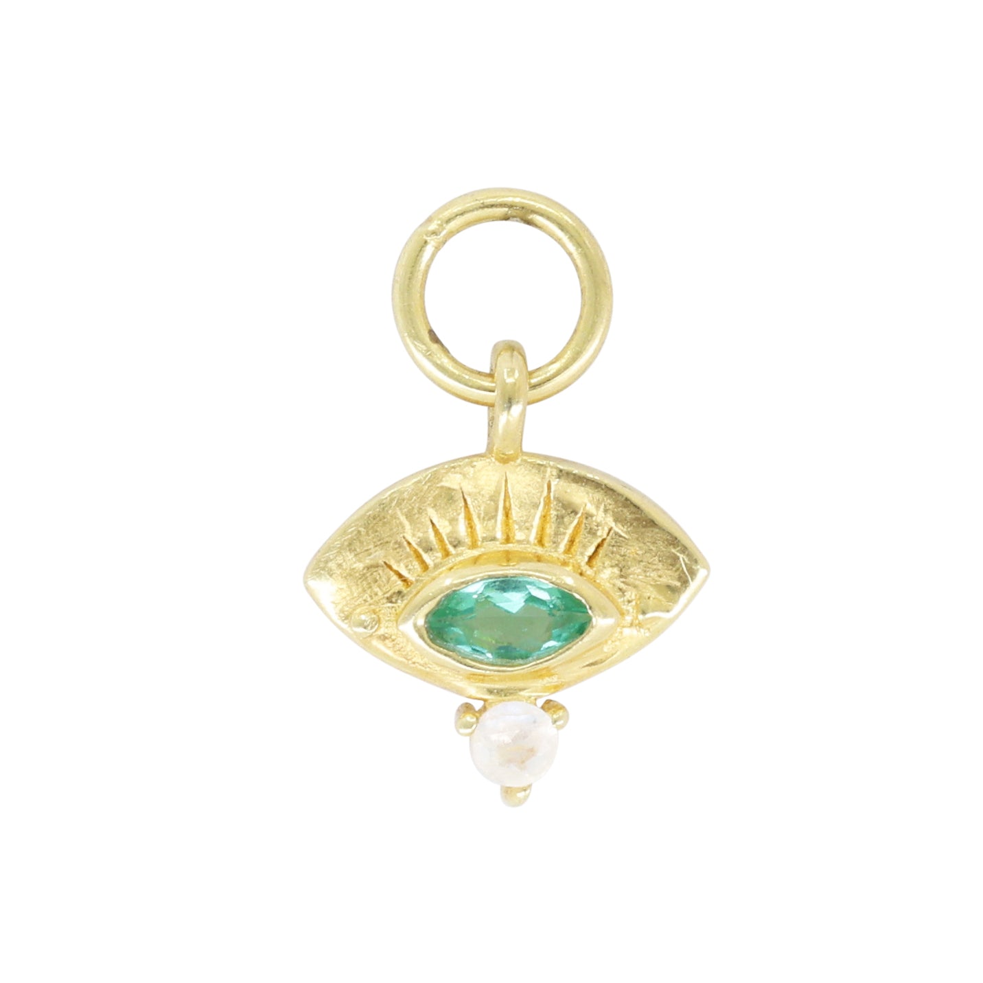 Ray Apatite Gold Charm