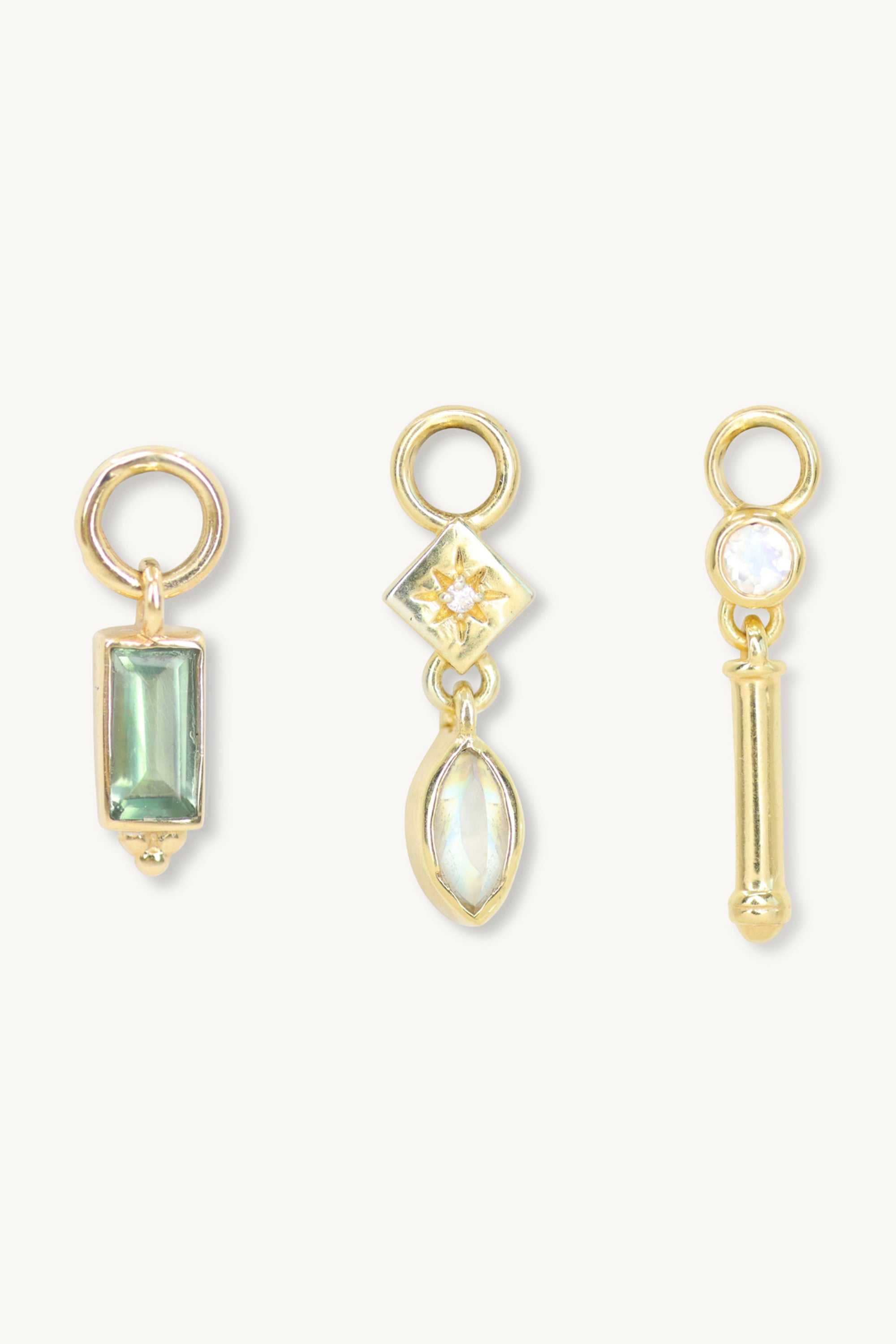 Ceptre Apatite Gold Ear Candy Stack