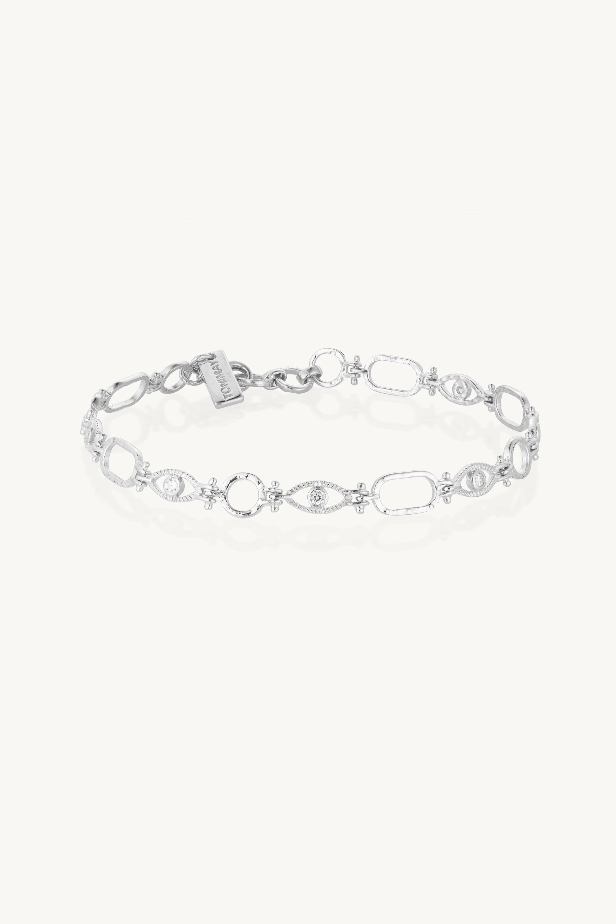 All Seeing Eye Silver Bracelet