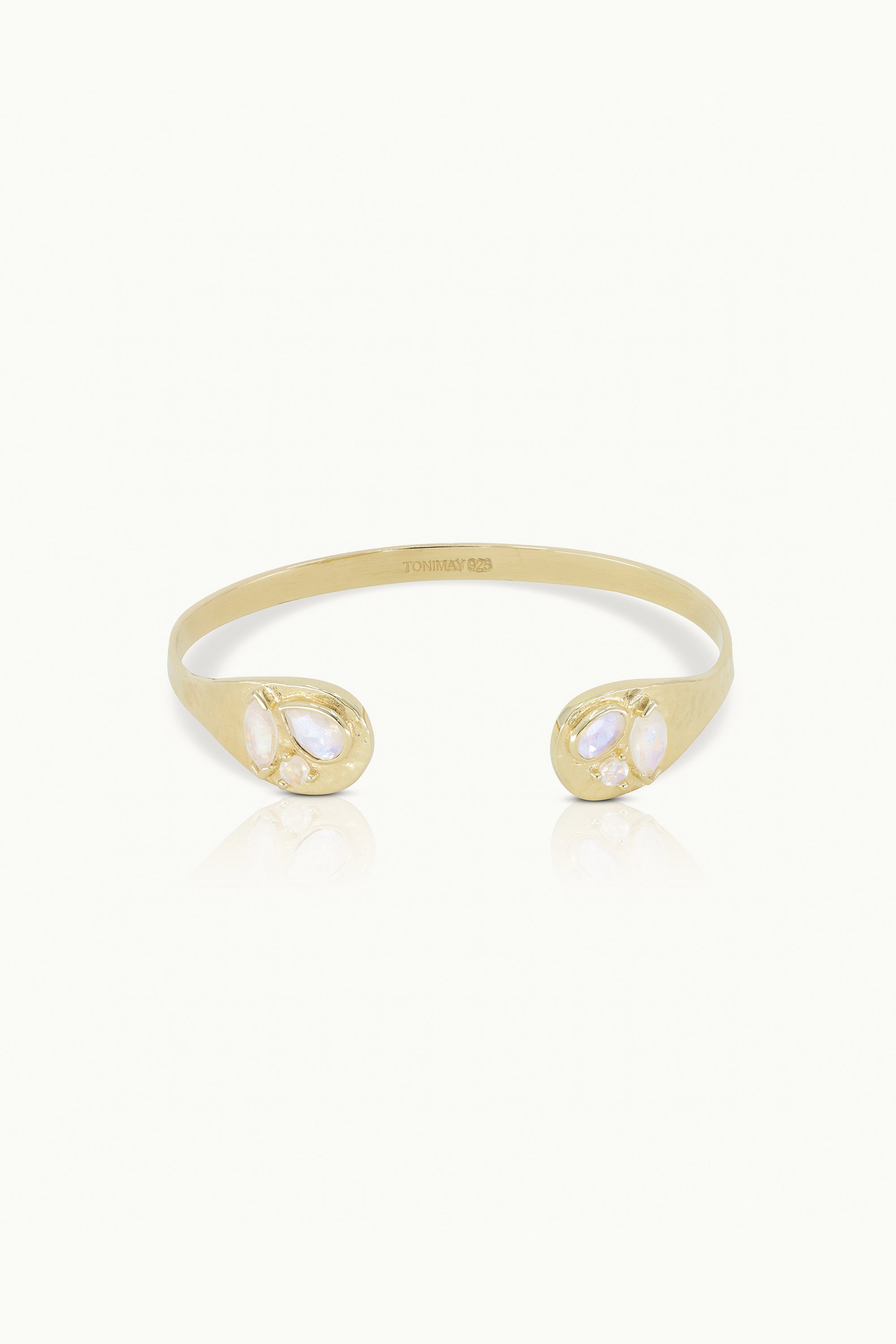 Alessia Moonstone Gold Cuff