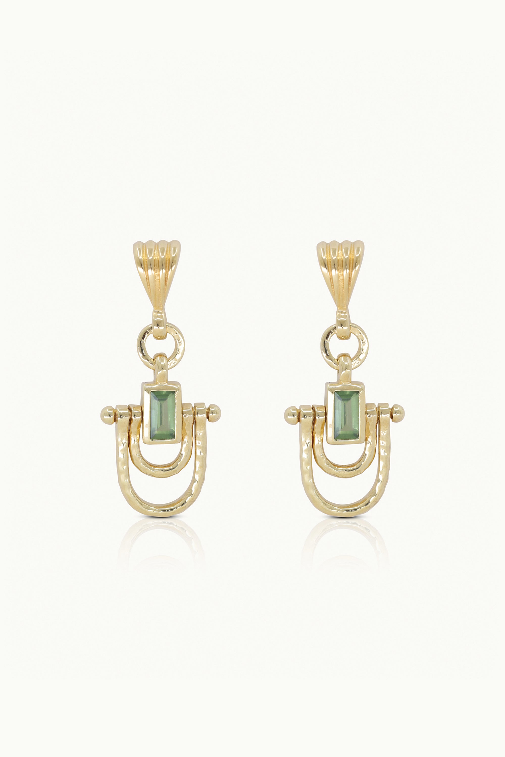 Allegra Apatite Gold Earrings