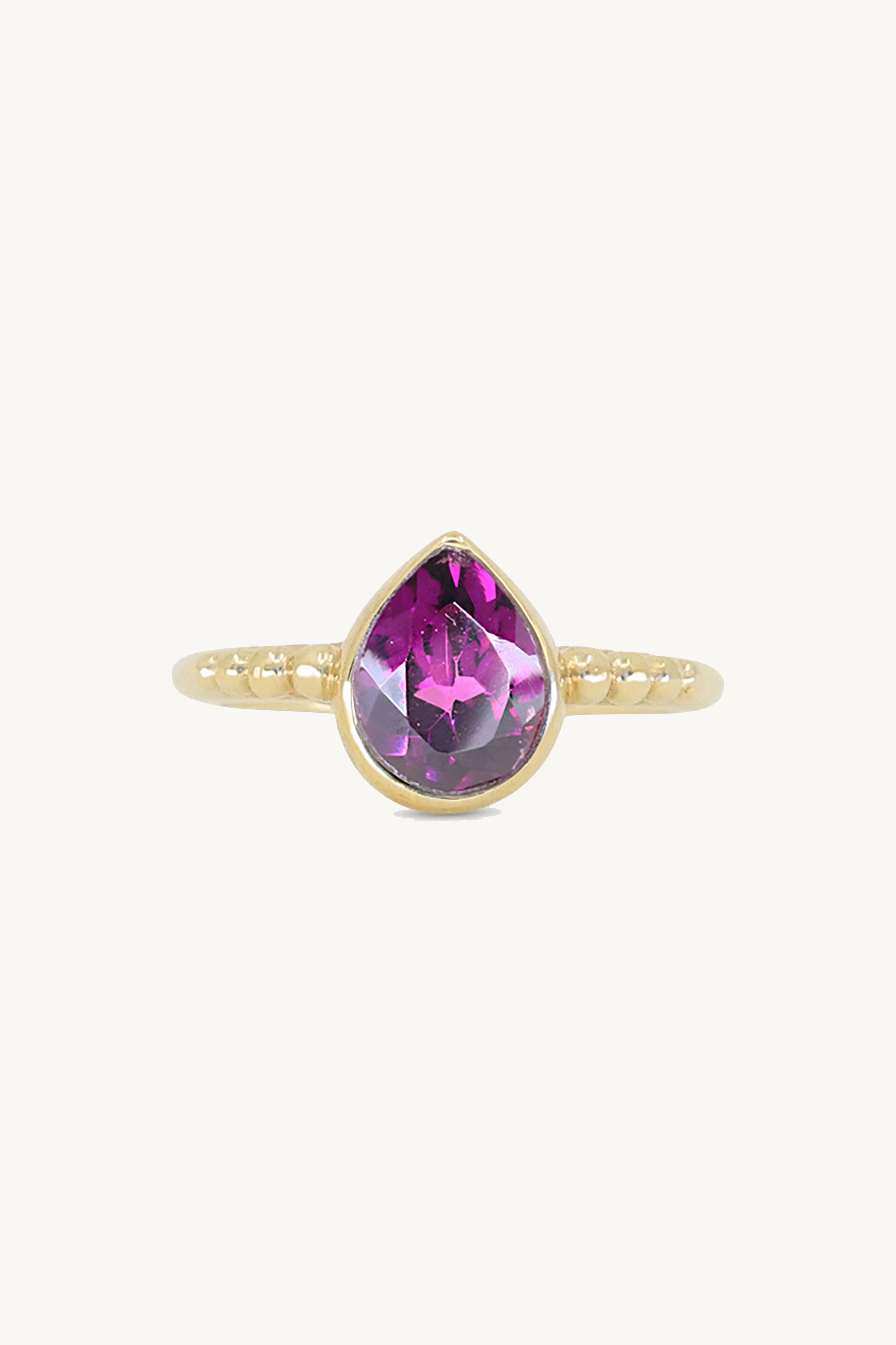 Amie Rhodolite Gold Stacker