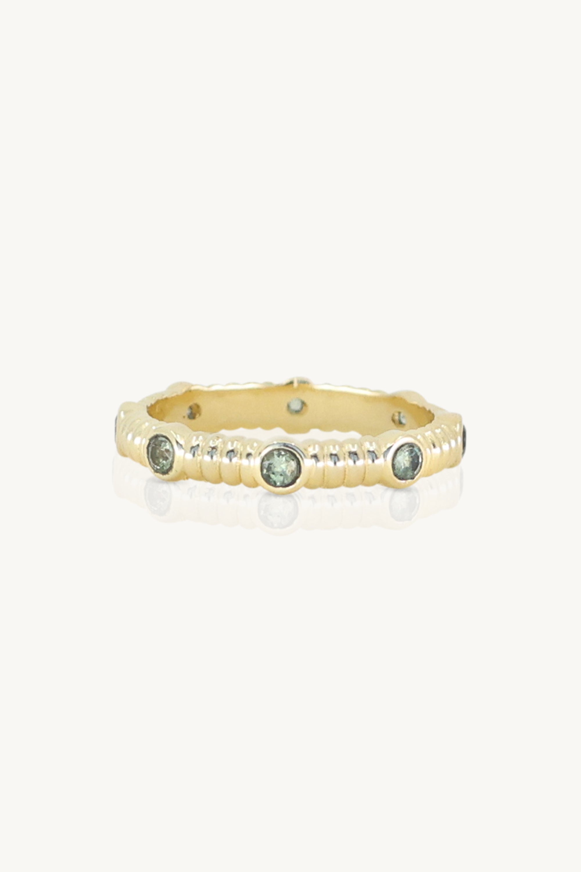 Asymmetric Apatite Gold Stacker