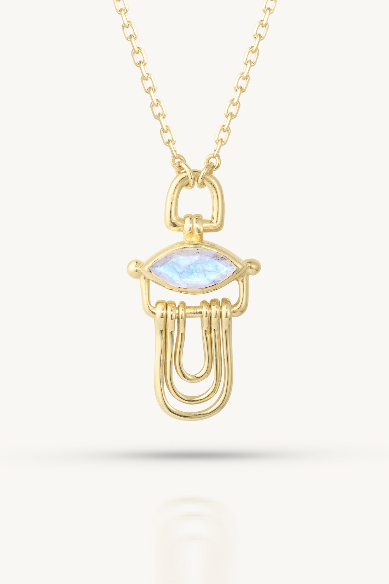 Athena Moonstone Gold Necklace