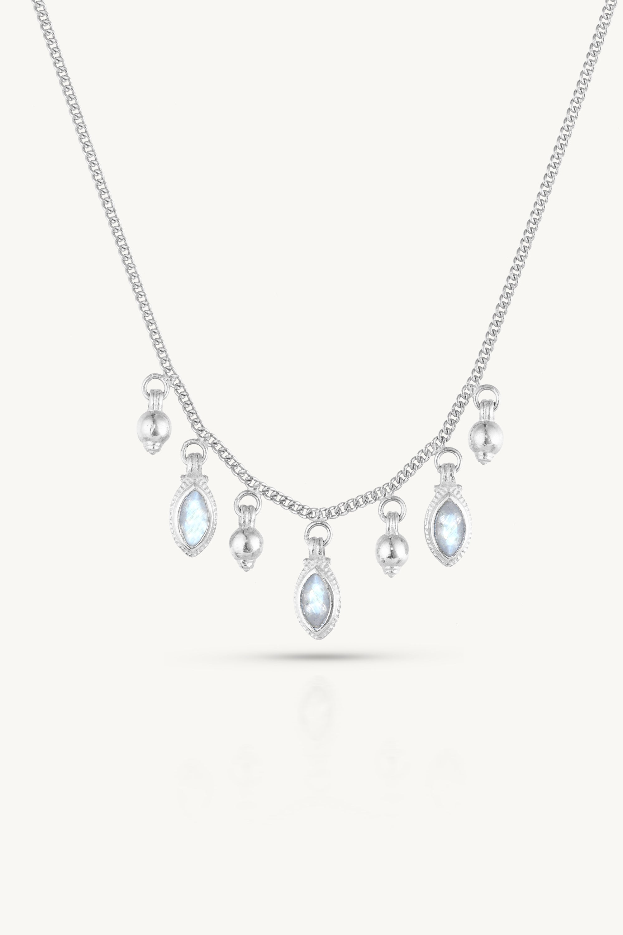 Aura Silver Necklace