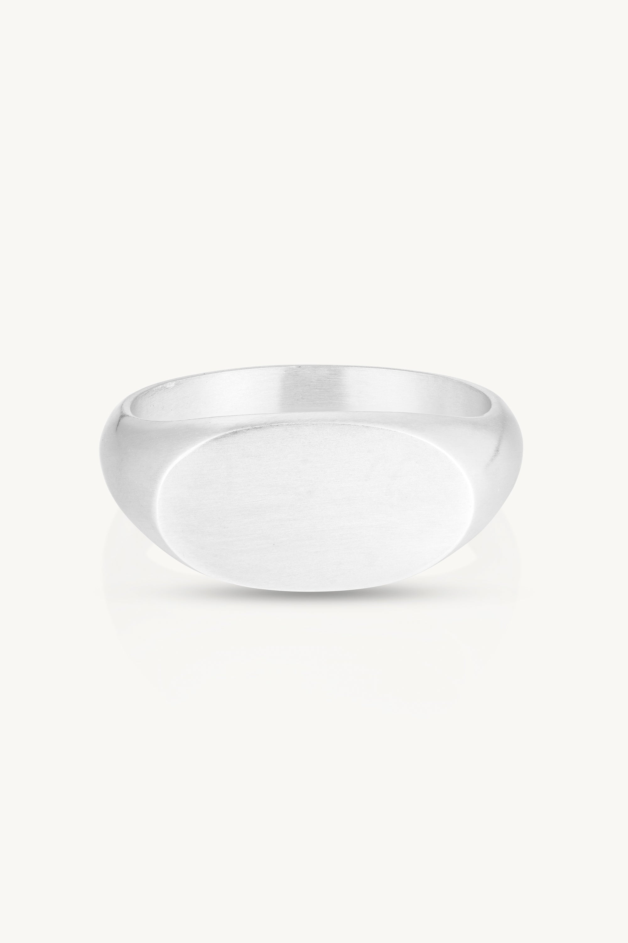 Brushed Signet Ring