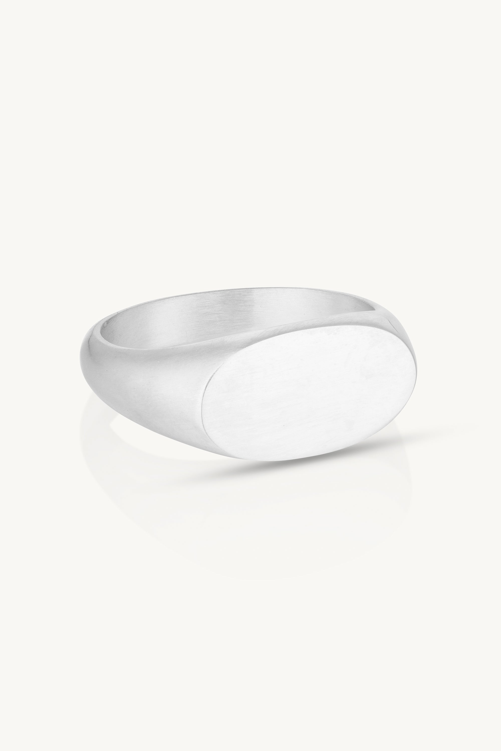 Brushed Signet Ring