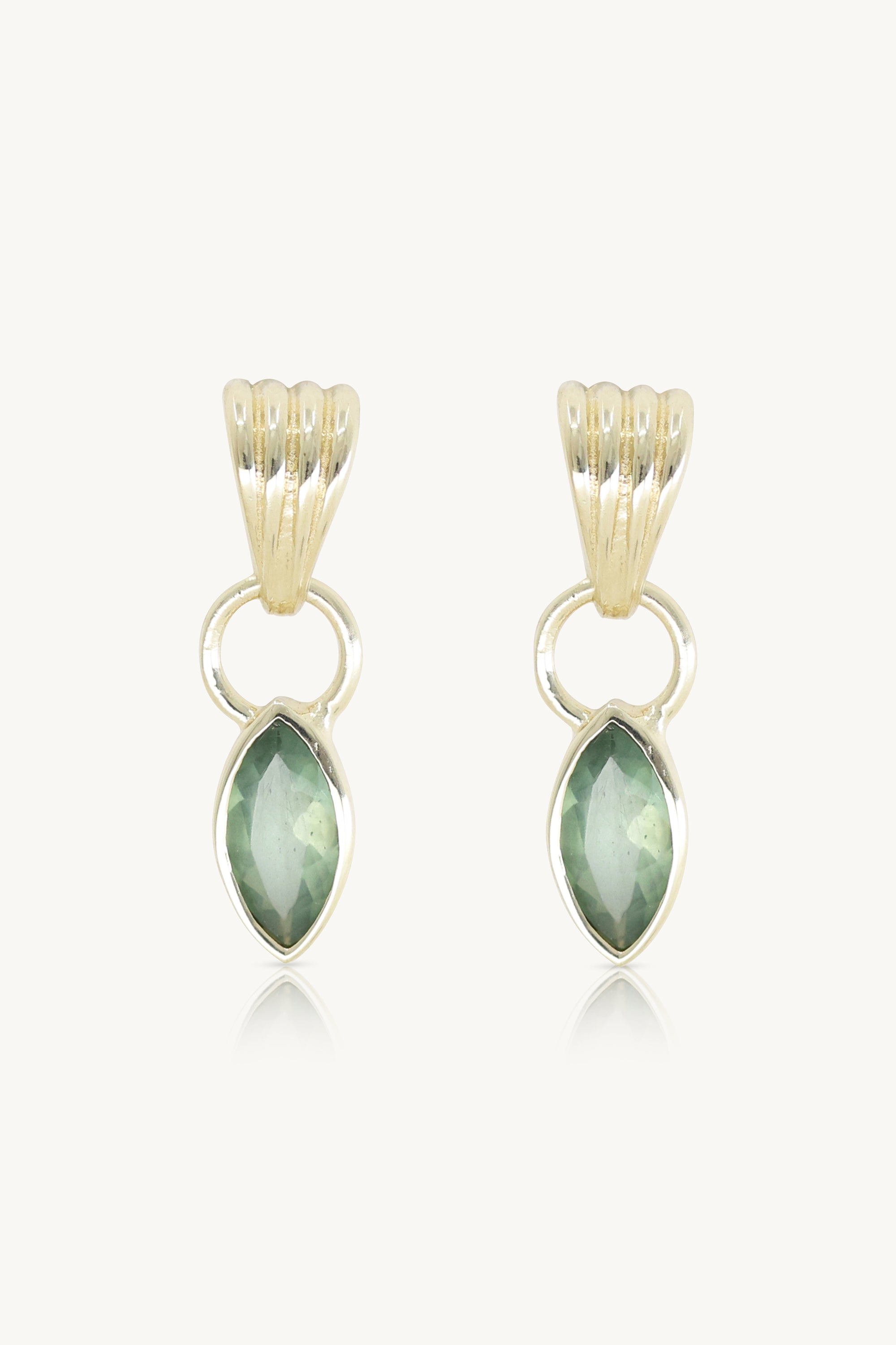 Camille Apatite Gold Earrings