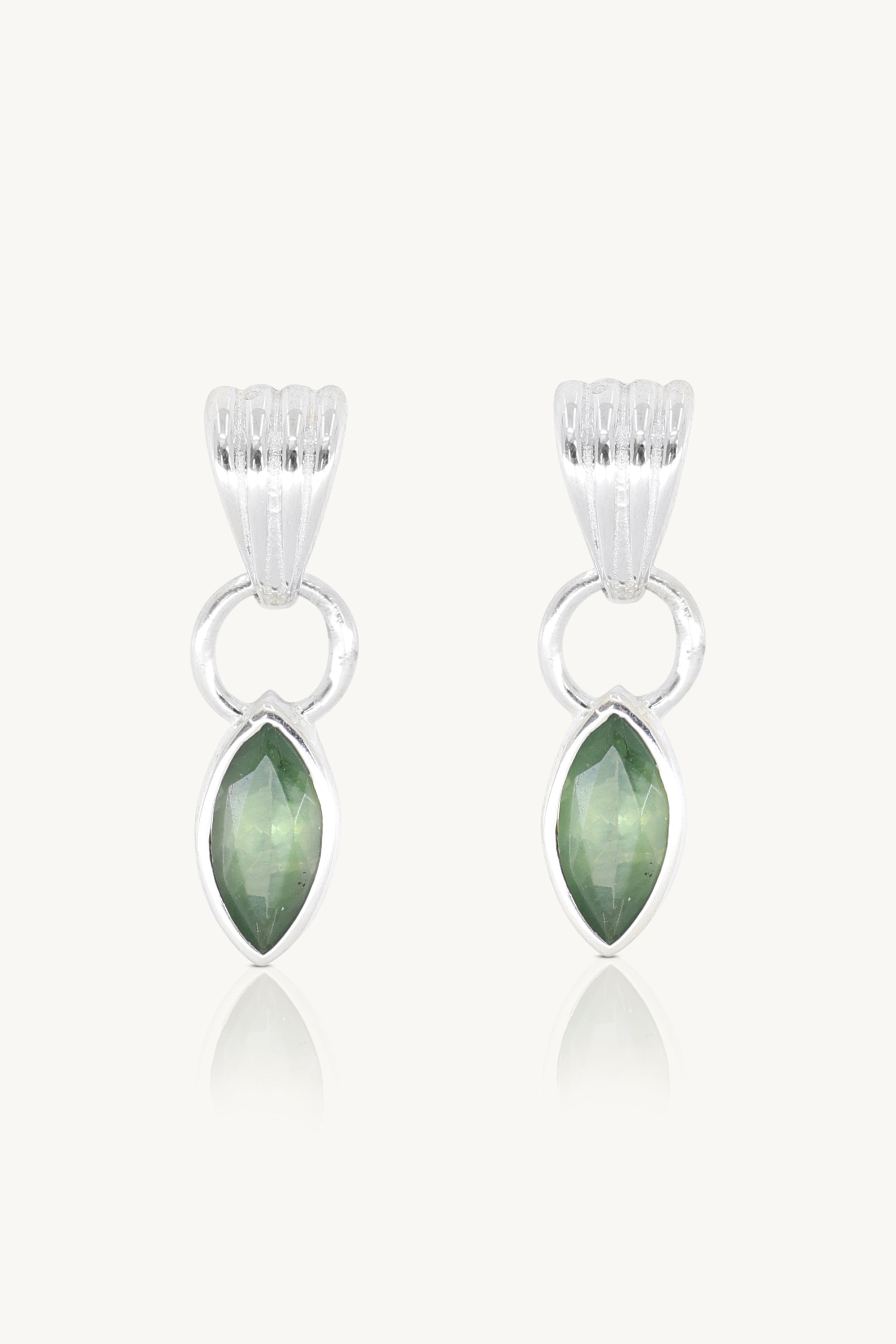 Camille Apatite Silver Earrings