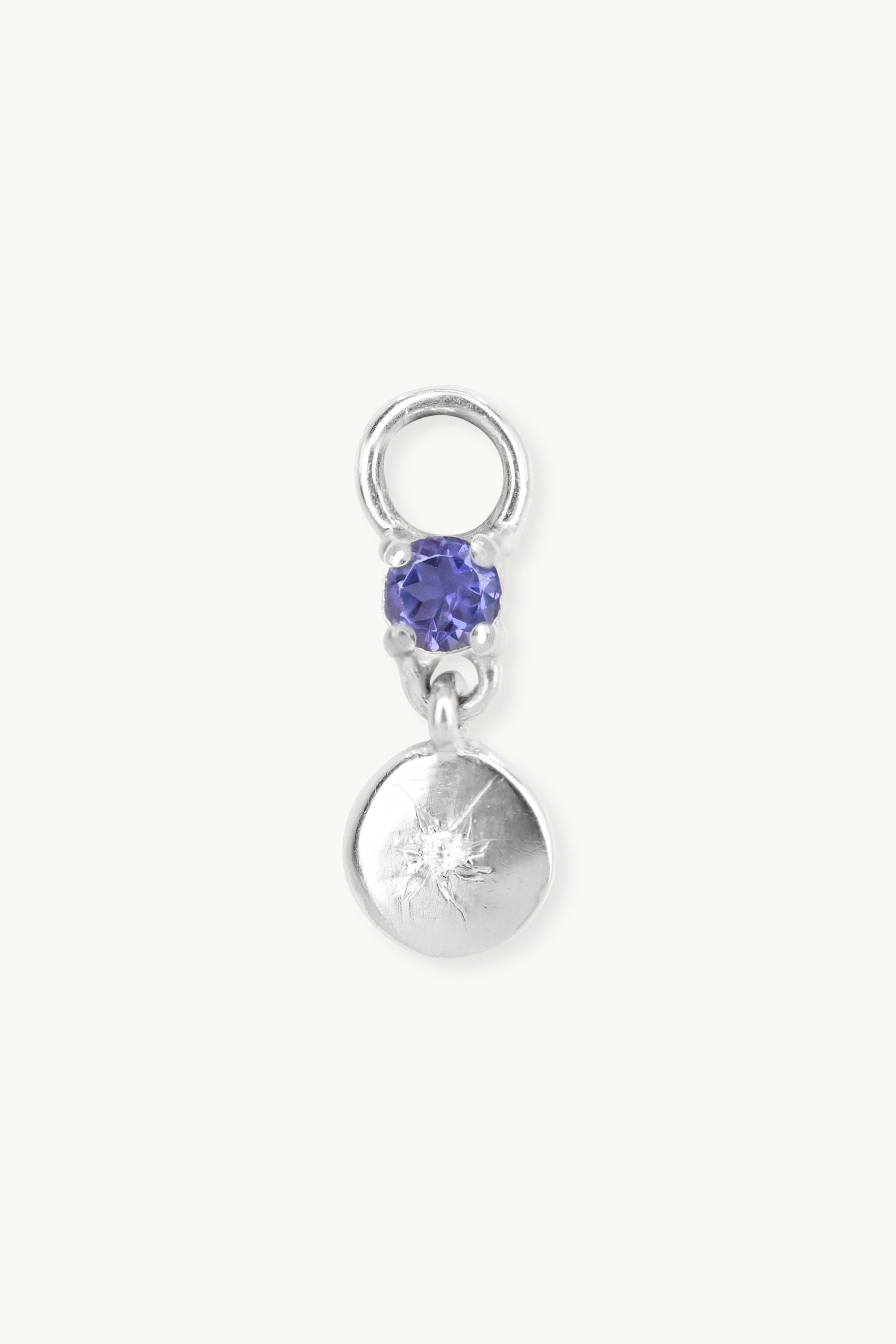 Chloe Silver Sapphire Charm