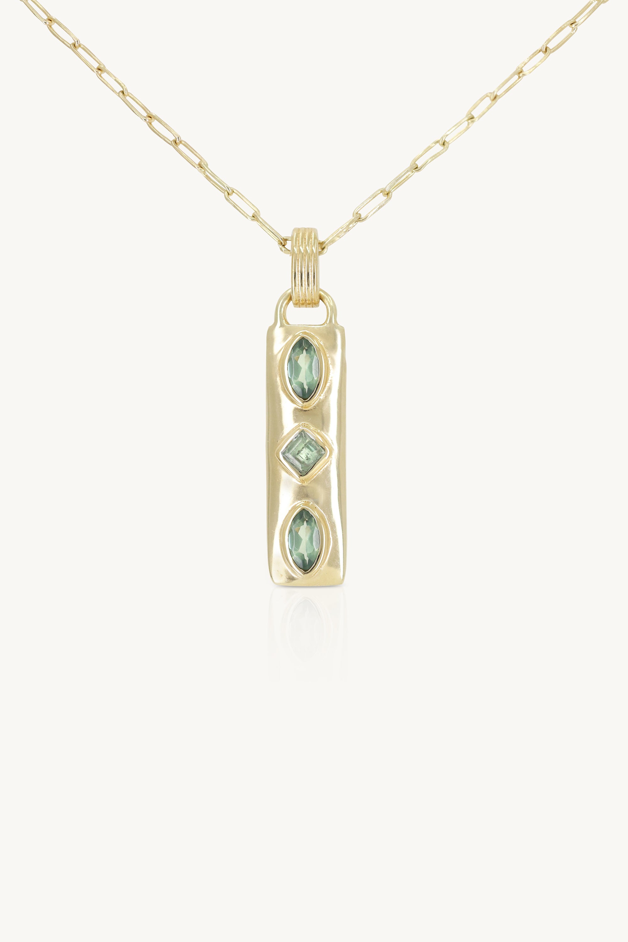 Coronet Apatite Gold Necklace