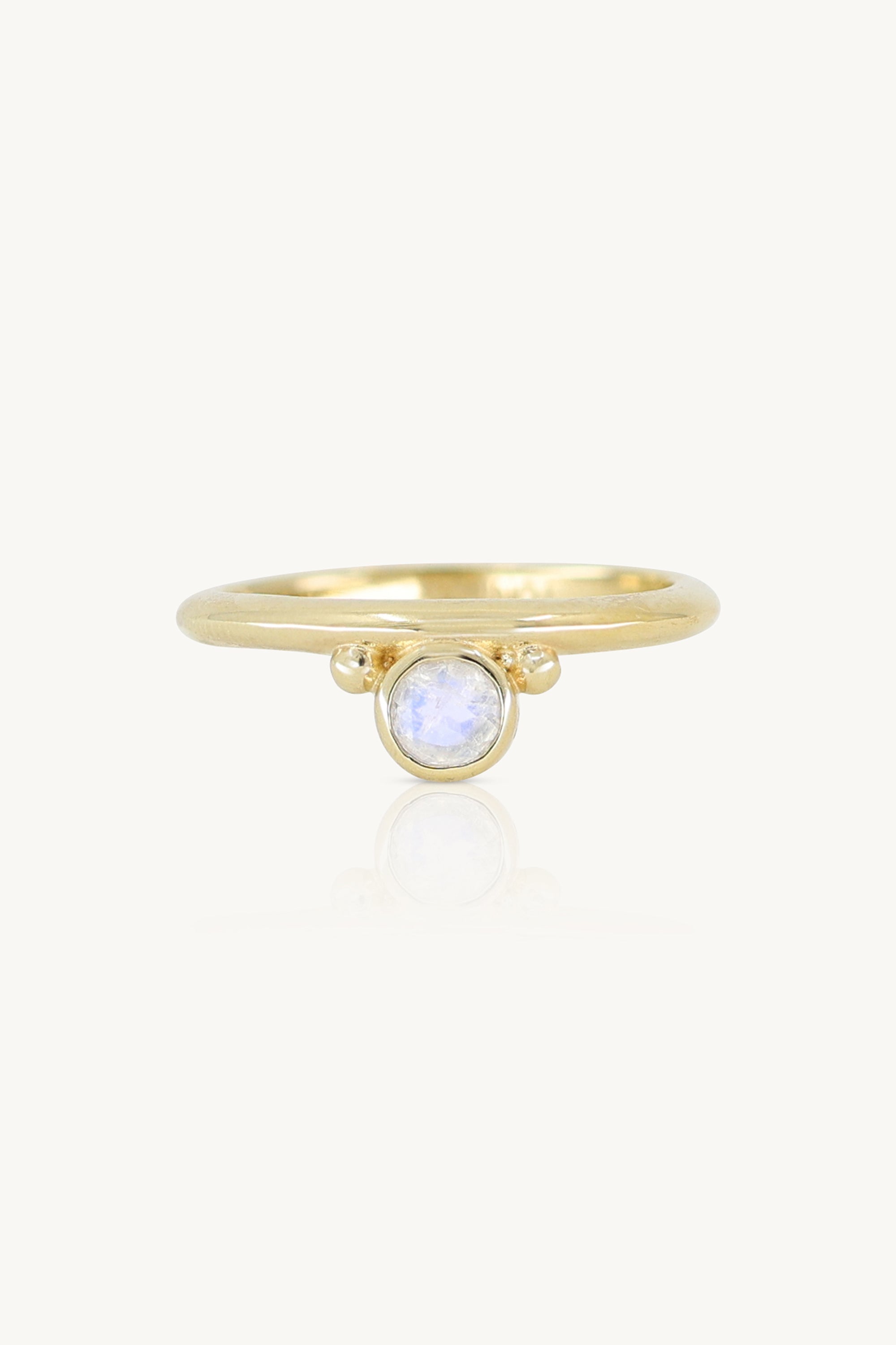 Dia Moonstone Gold Stacker