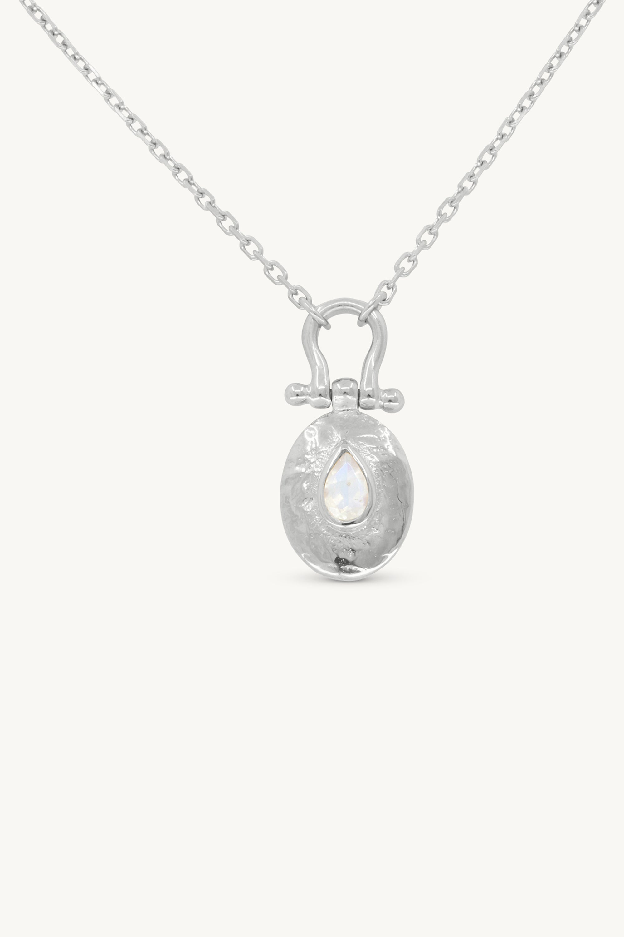 Esme Moonstone Silver Necklace