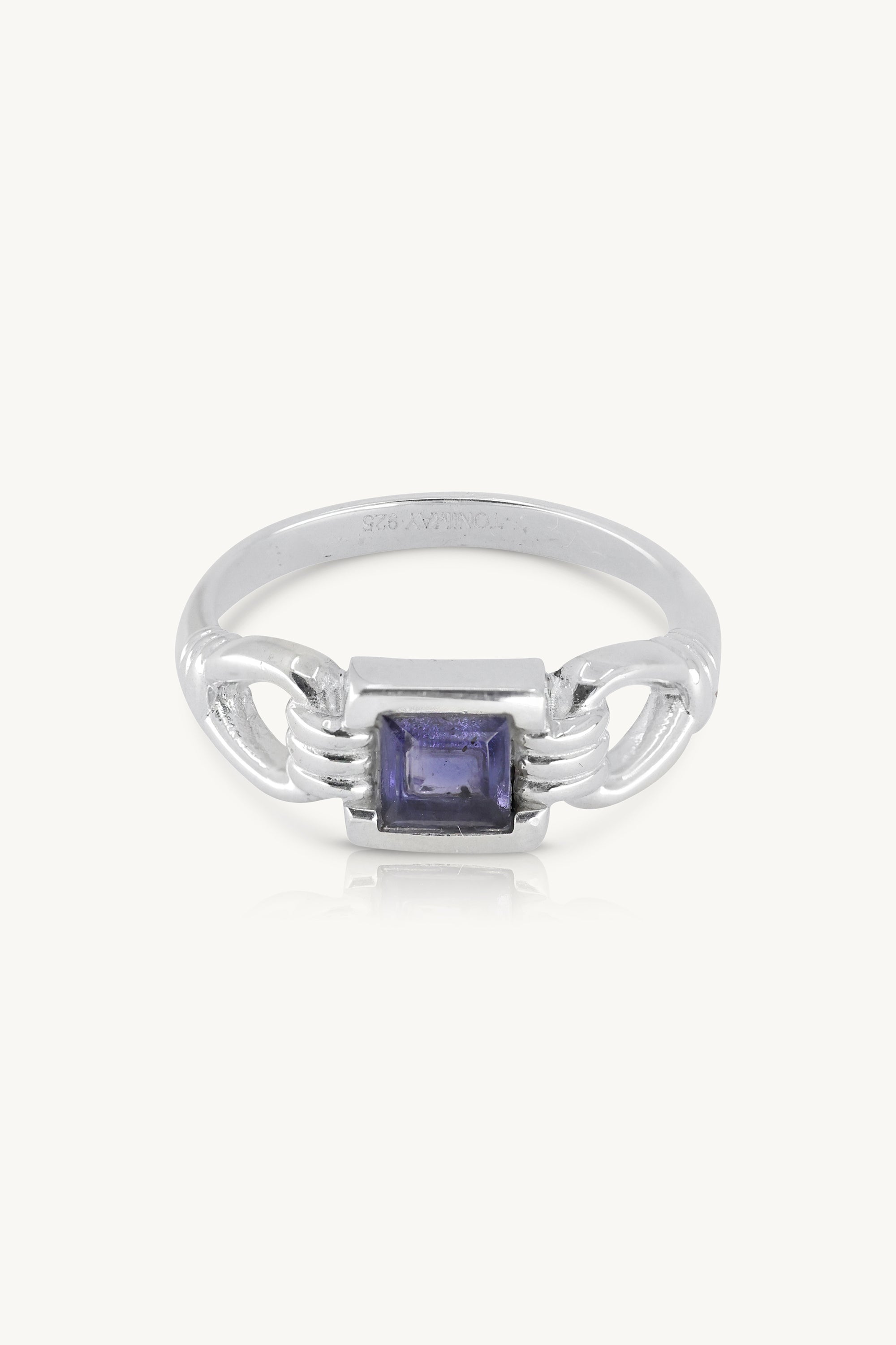 Freya Iolite Silver Ring