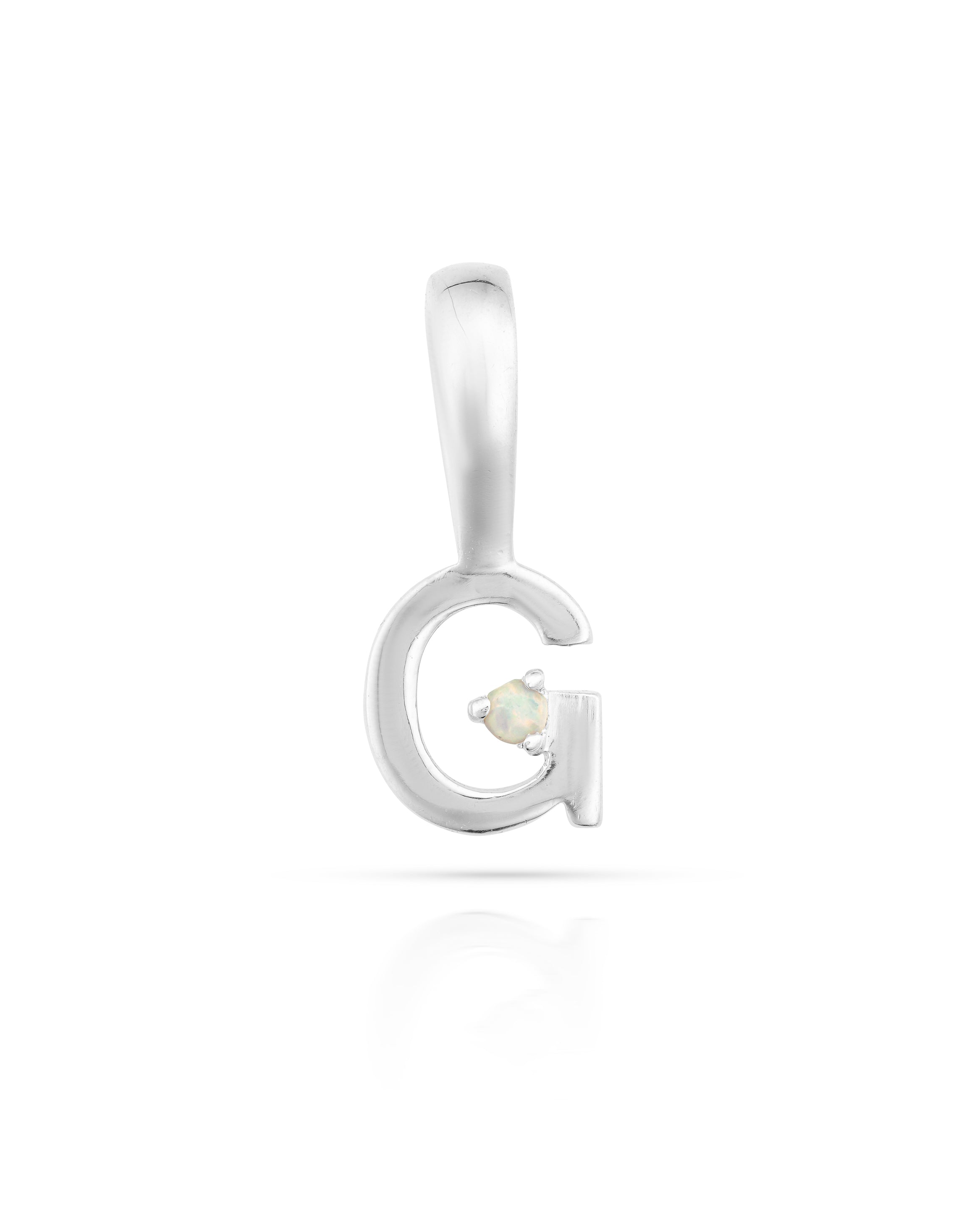 Initial Silver Charms