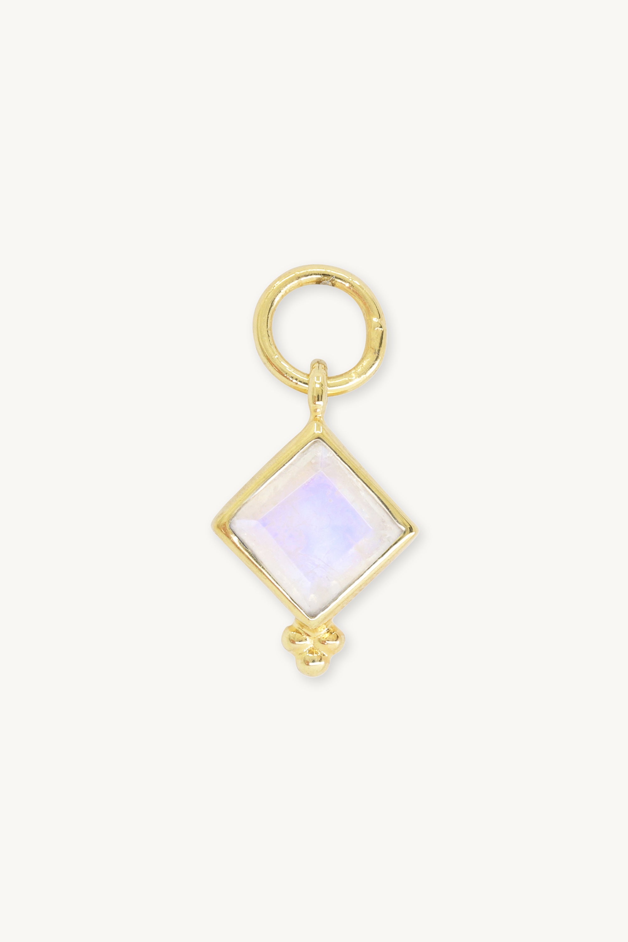 Isla Moonstone Gold Charm