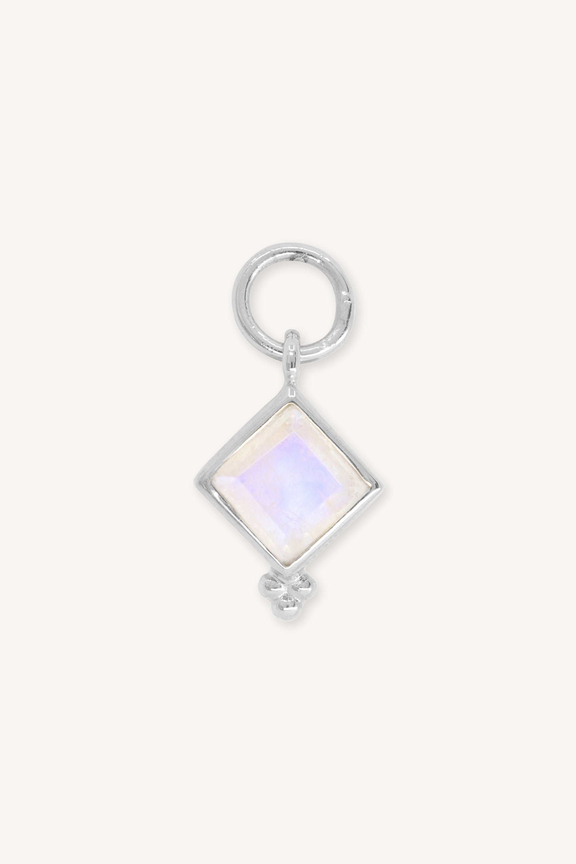 Isla Moonstone Silver Charm