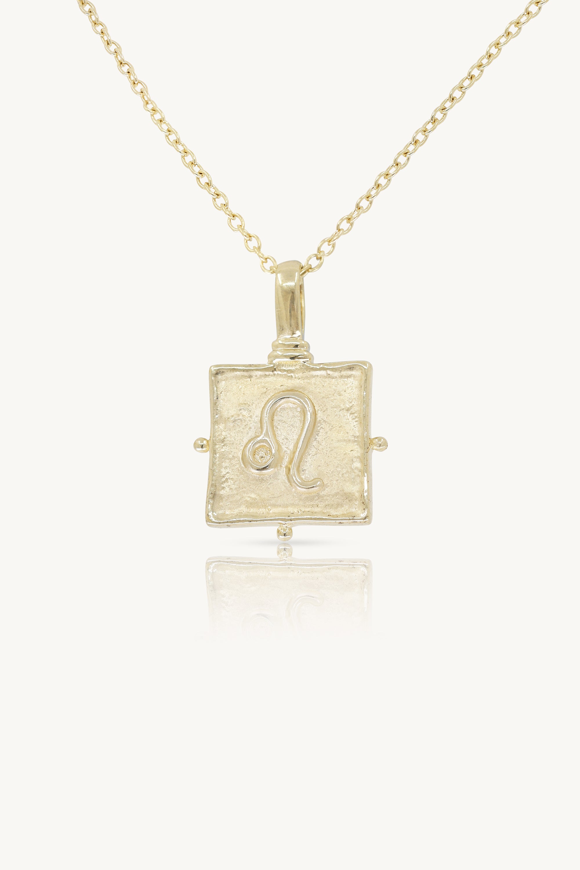 Leo Zodiac Gold Necklace