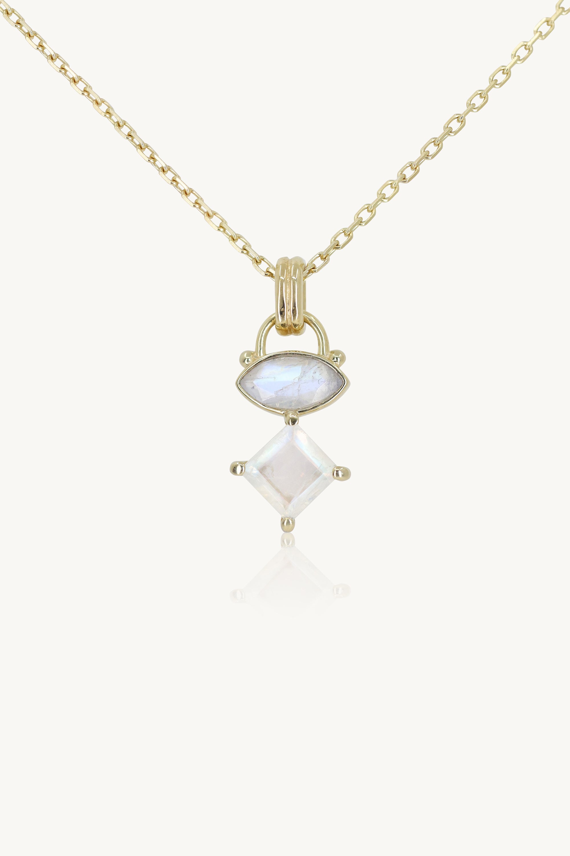 Mila Moonstone Gold Necklace