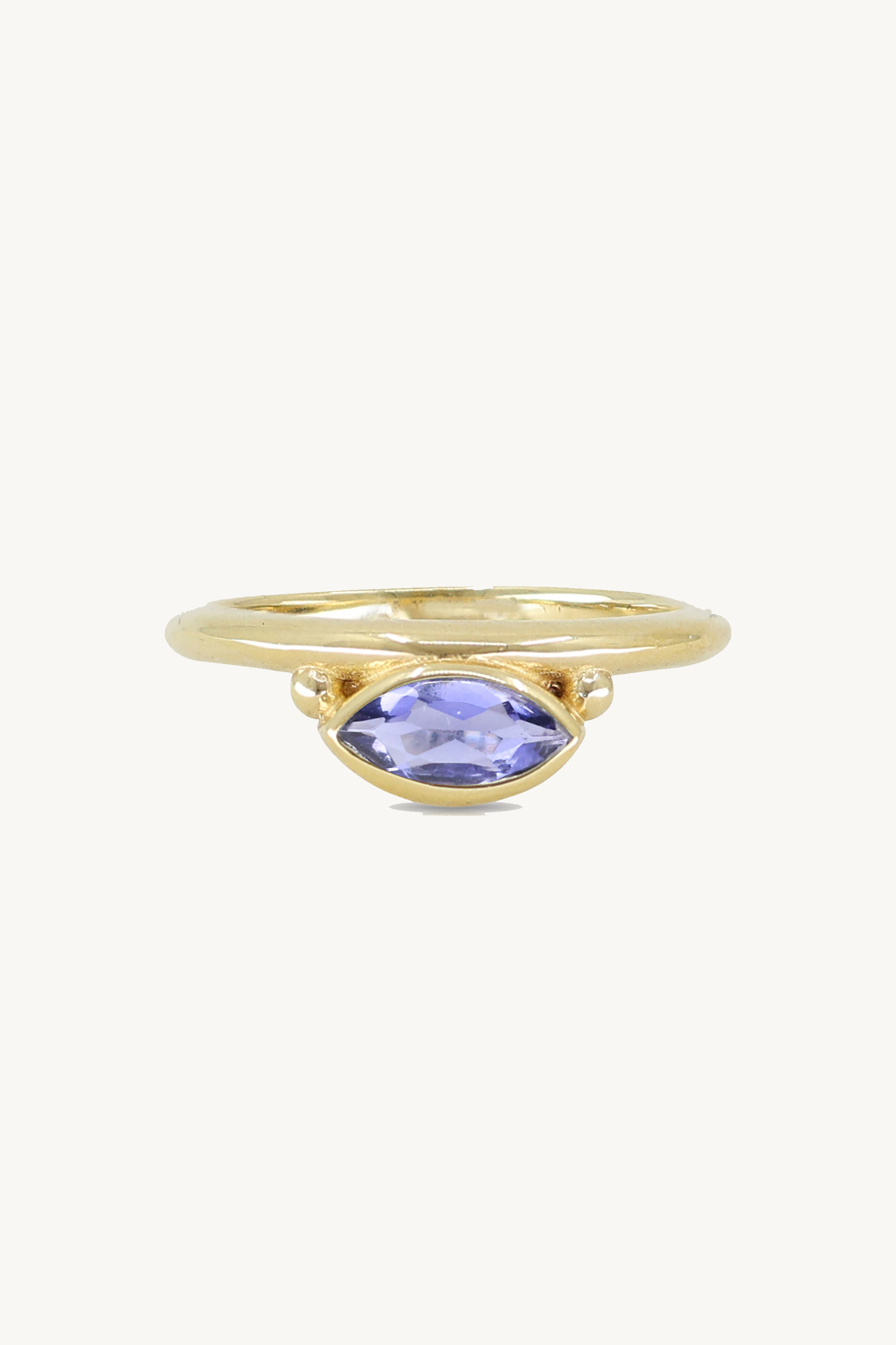 Nyra Marquise Iolite Gold Stacker