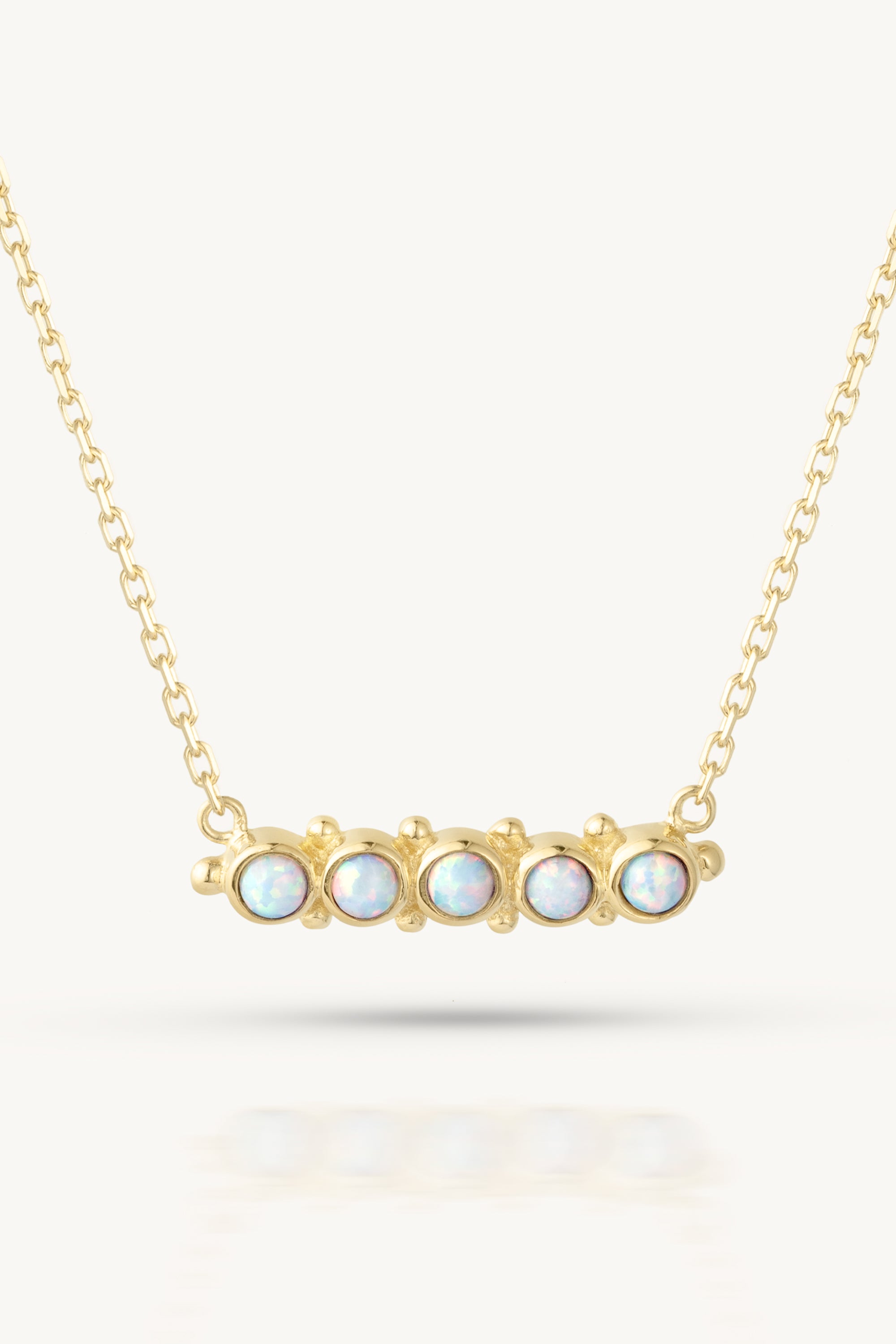 Opal Gold Necklace