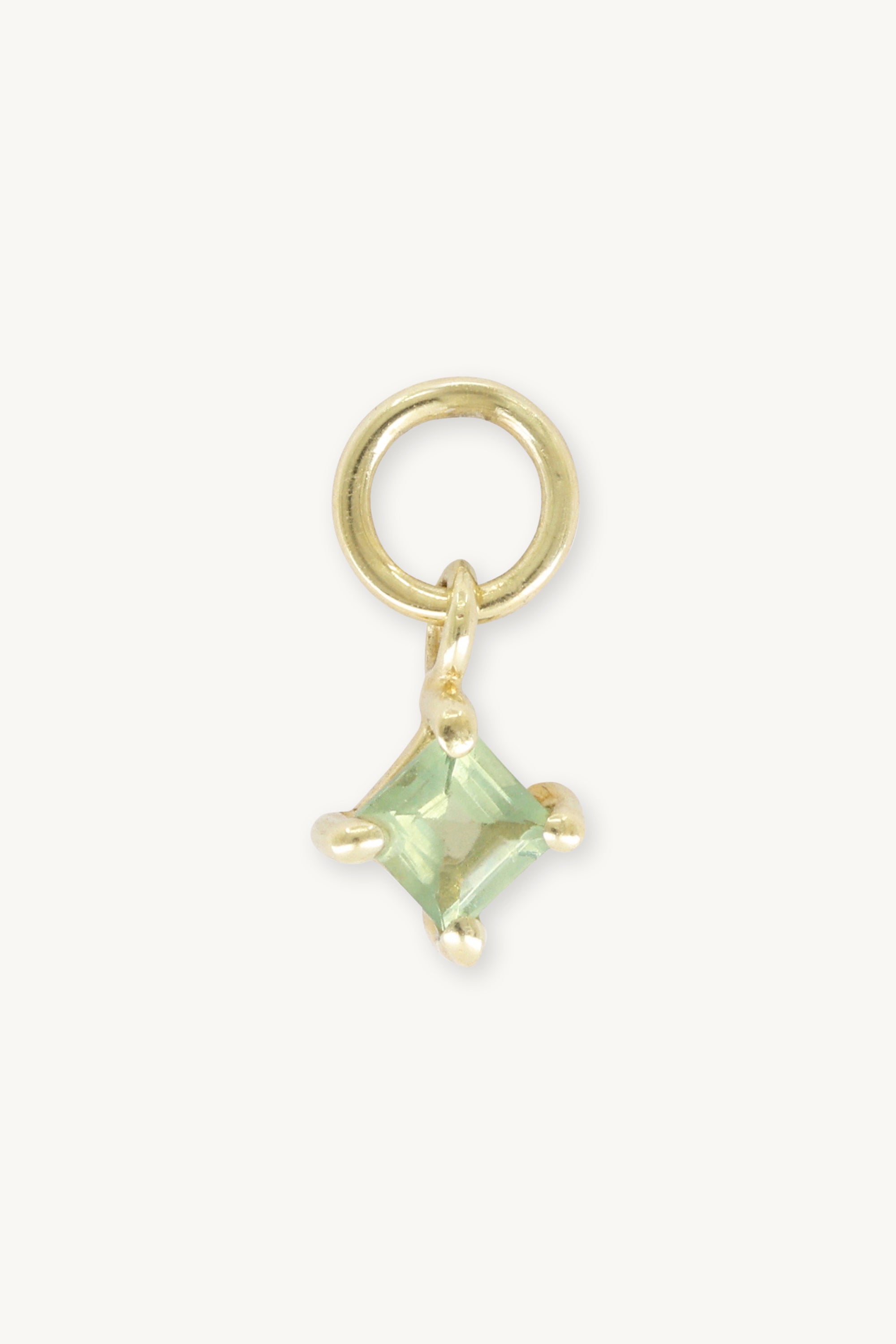 Petite Apatite Gold Charm