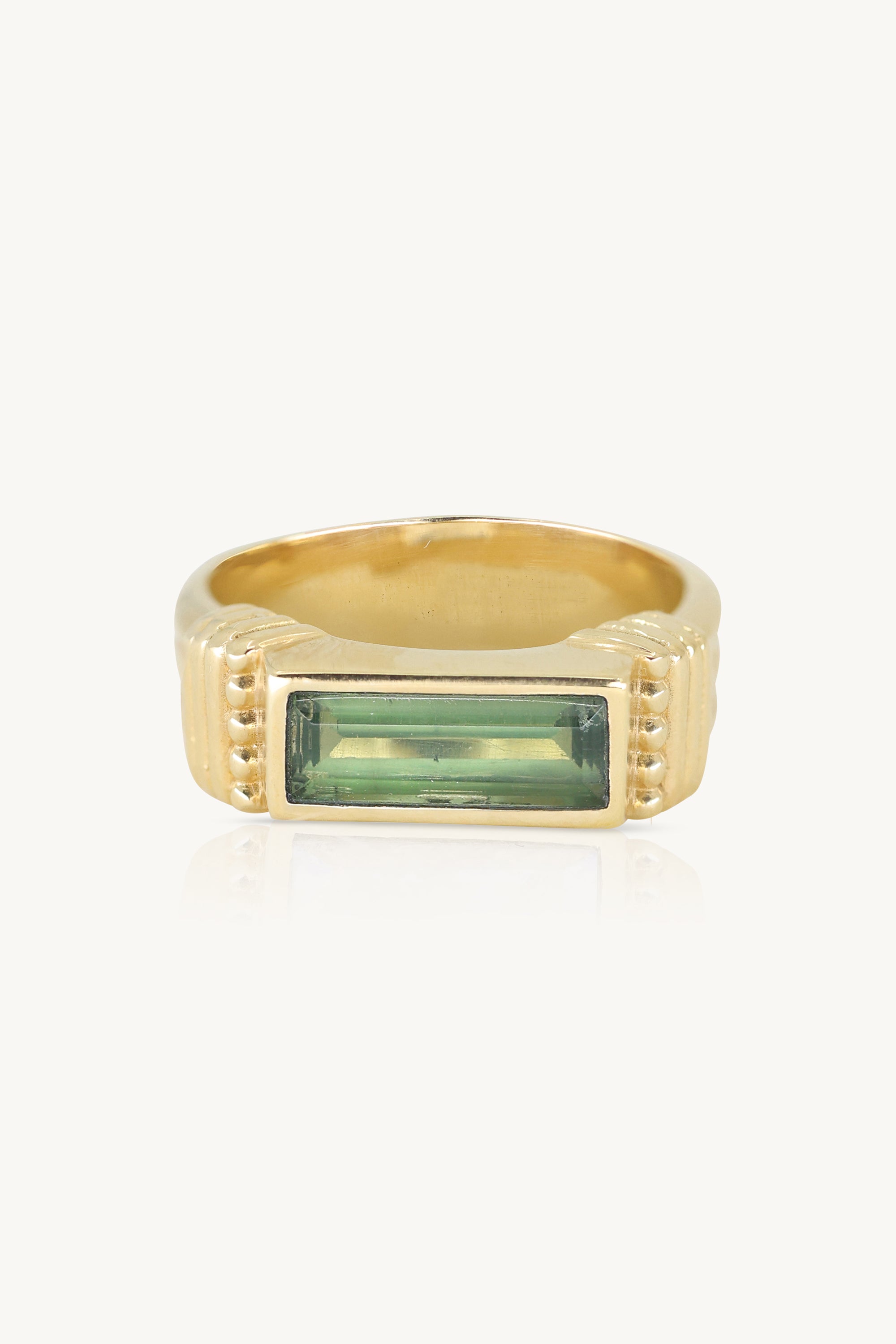 Phoebe Apatite Gold Ring