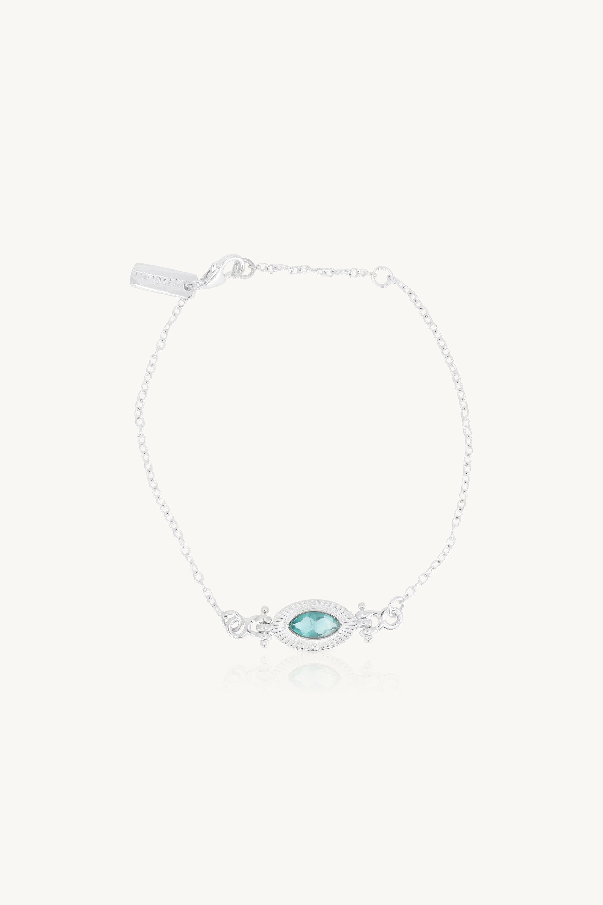 Radiance Apatite Silver Bracelet