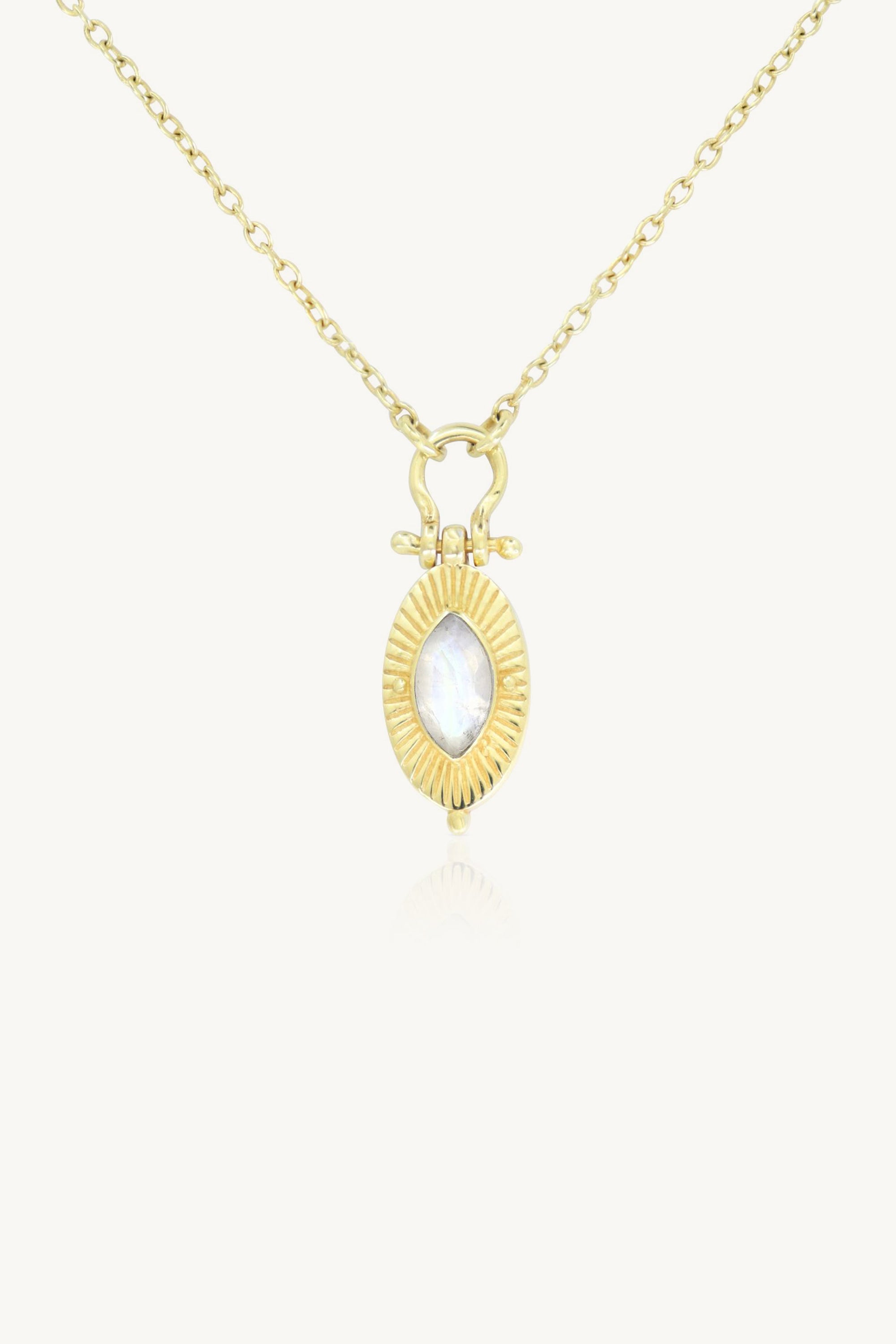 Radiance Moonstone Gold Necklace