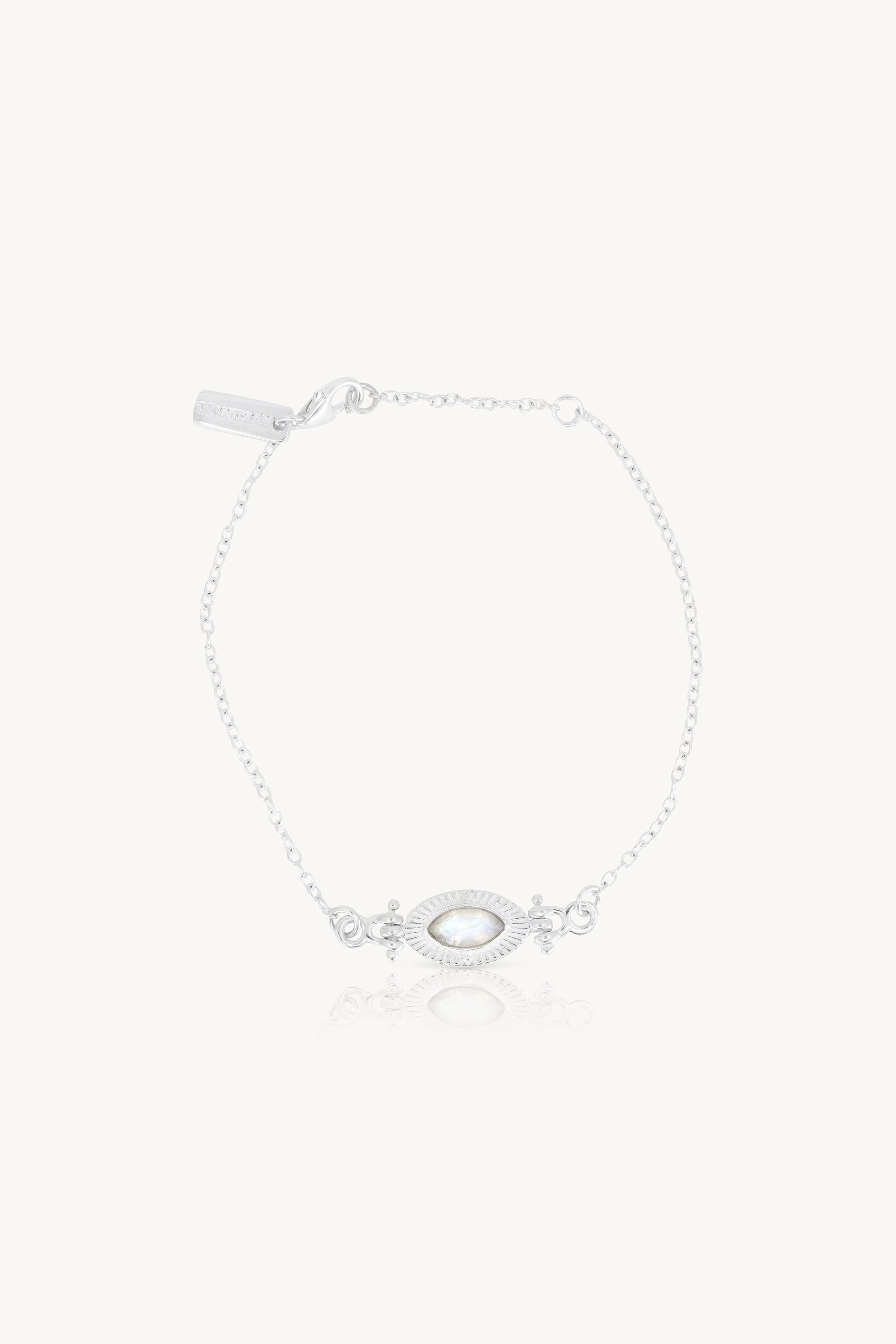 Radiance Moonstone Silver Bracelet