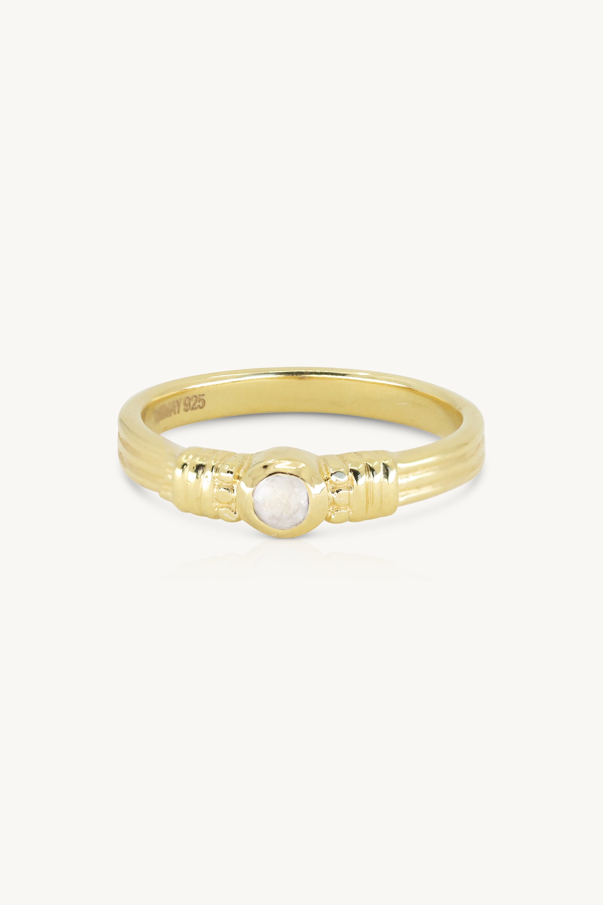 Rana Moonstone Gold Ring