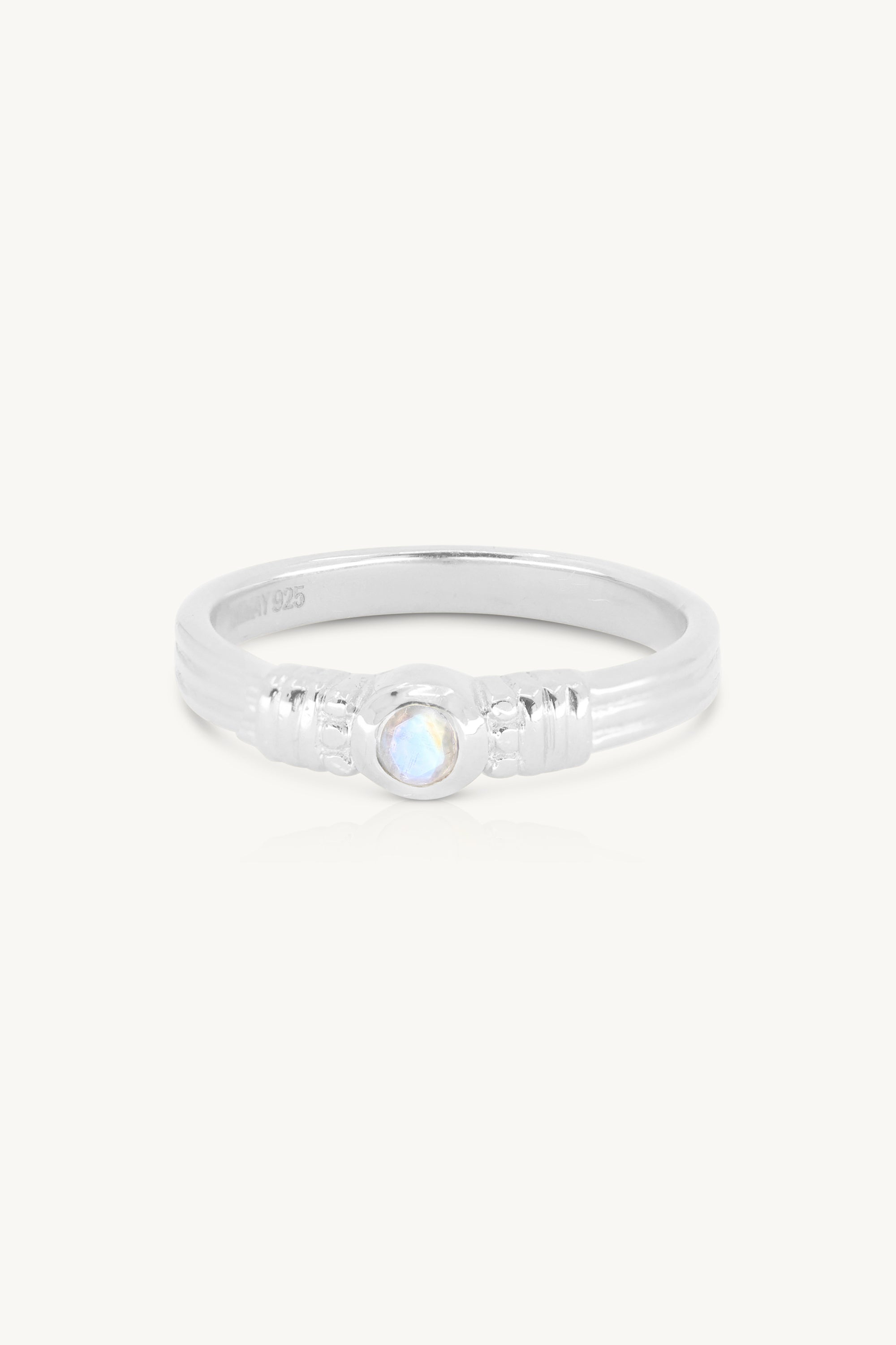 Rana Moonstone Silver Ring