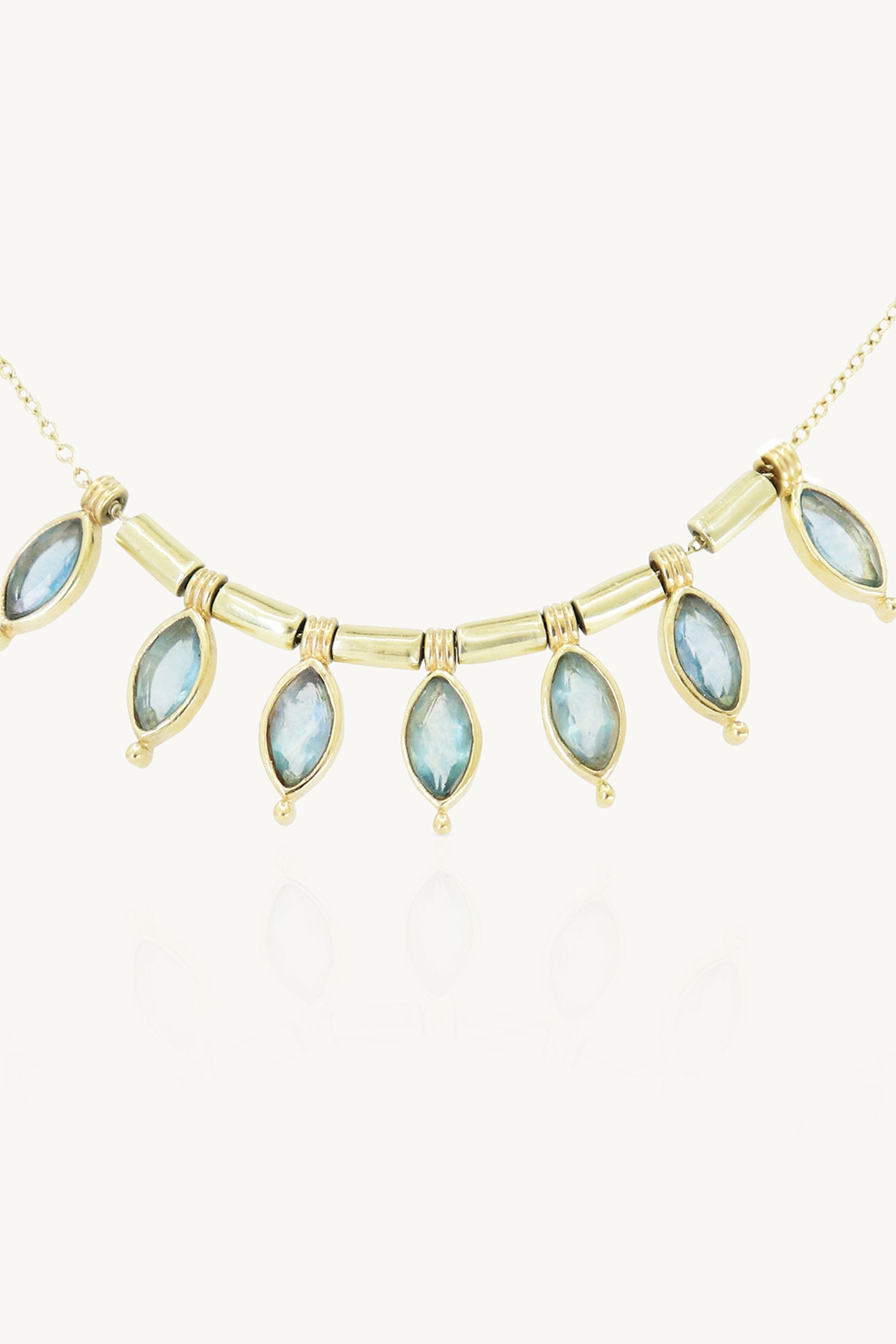 Rising Apatite Gold Necklace