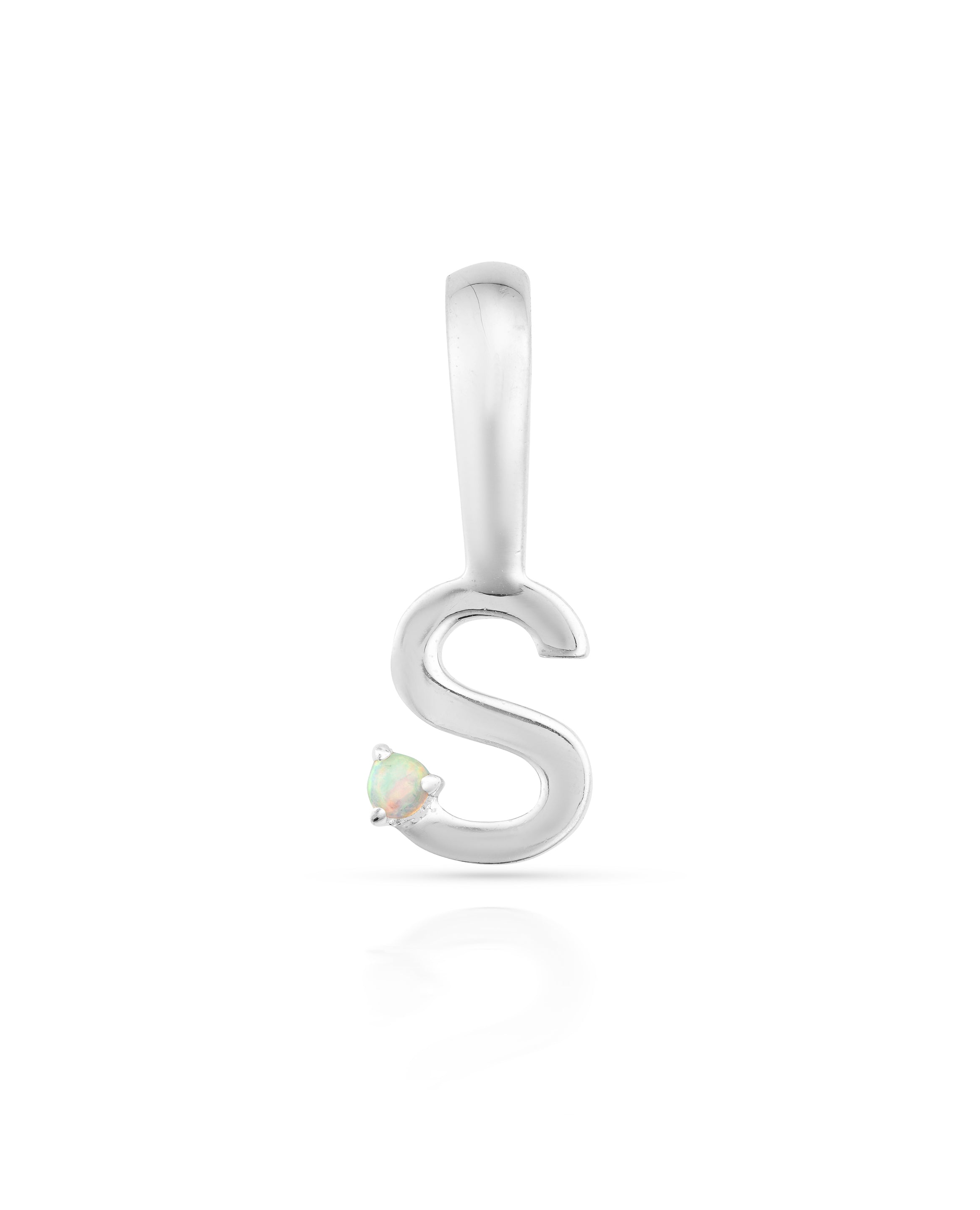 Initial Silver Charms