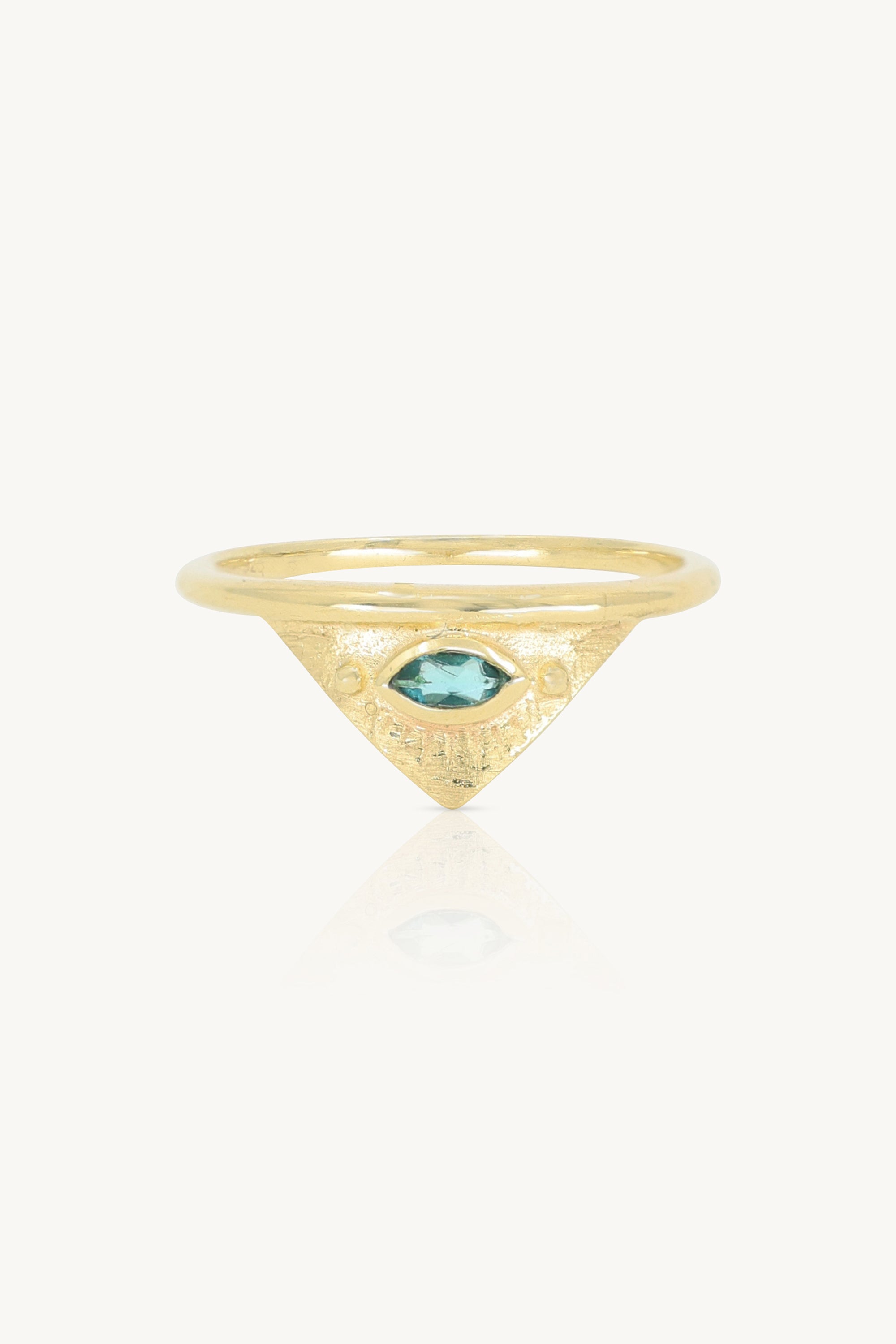 Solaris Apatite Gold Ring