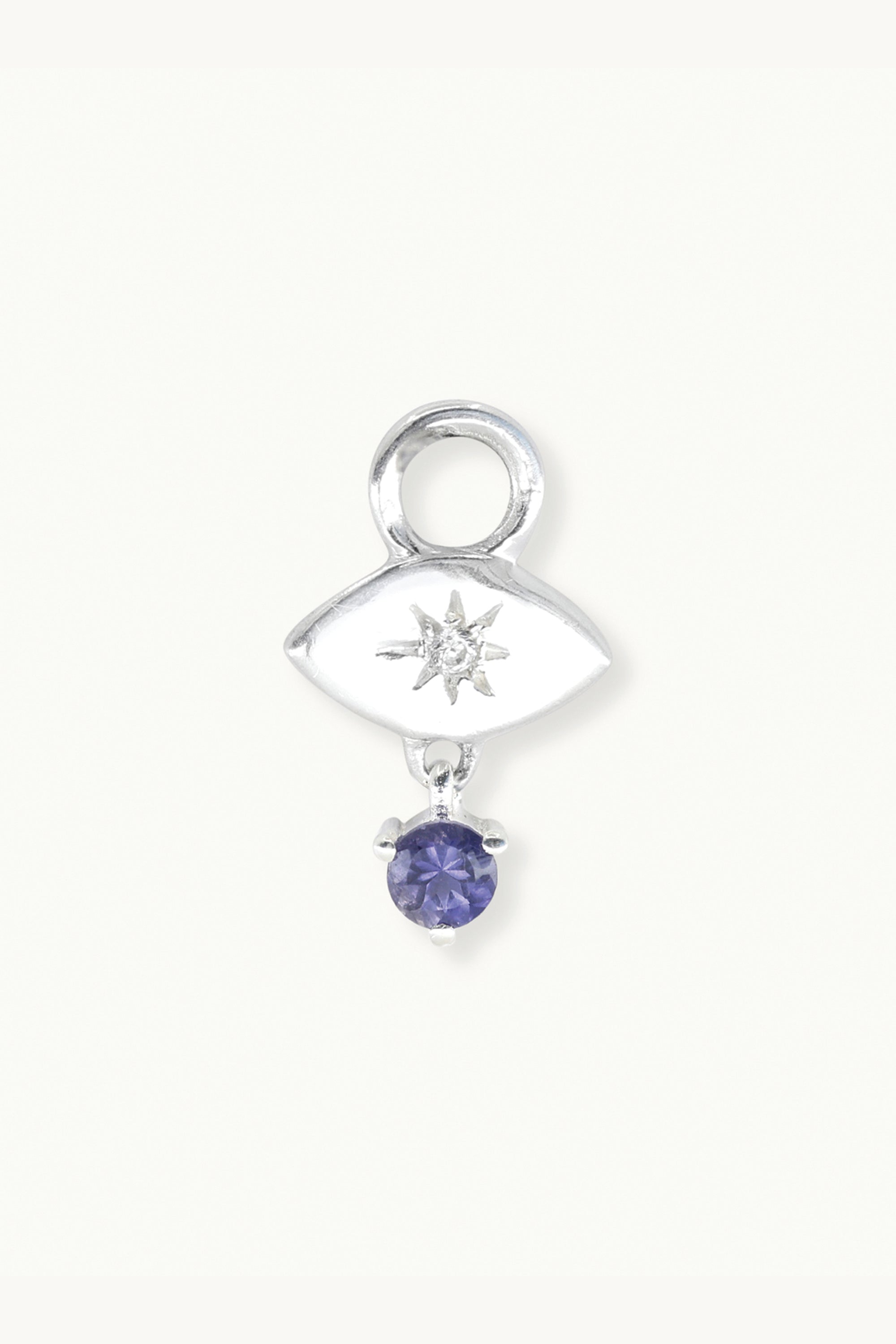 Vega Iolite Silver Charm