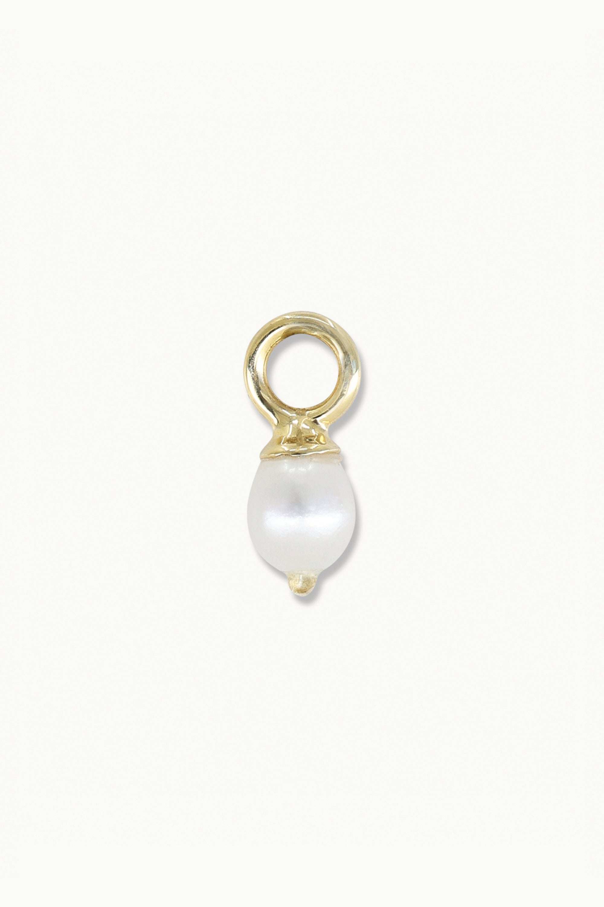 Pearl Gold Earring Charm