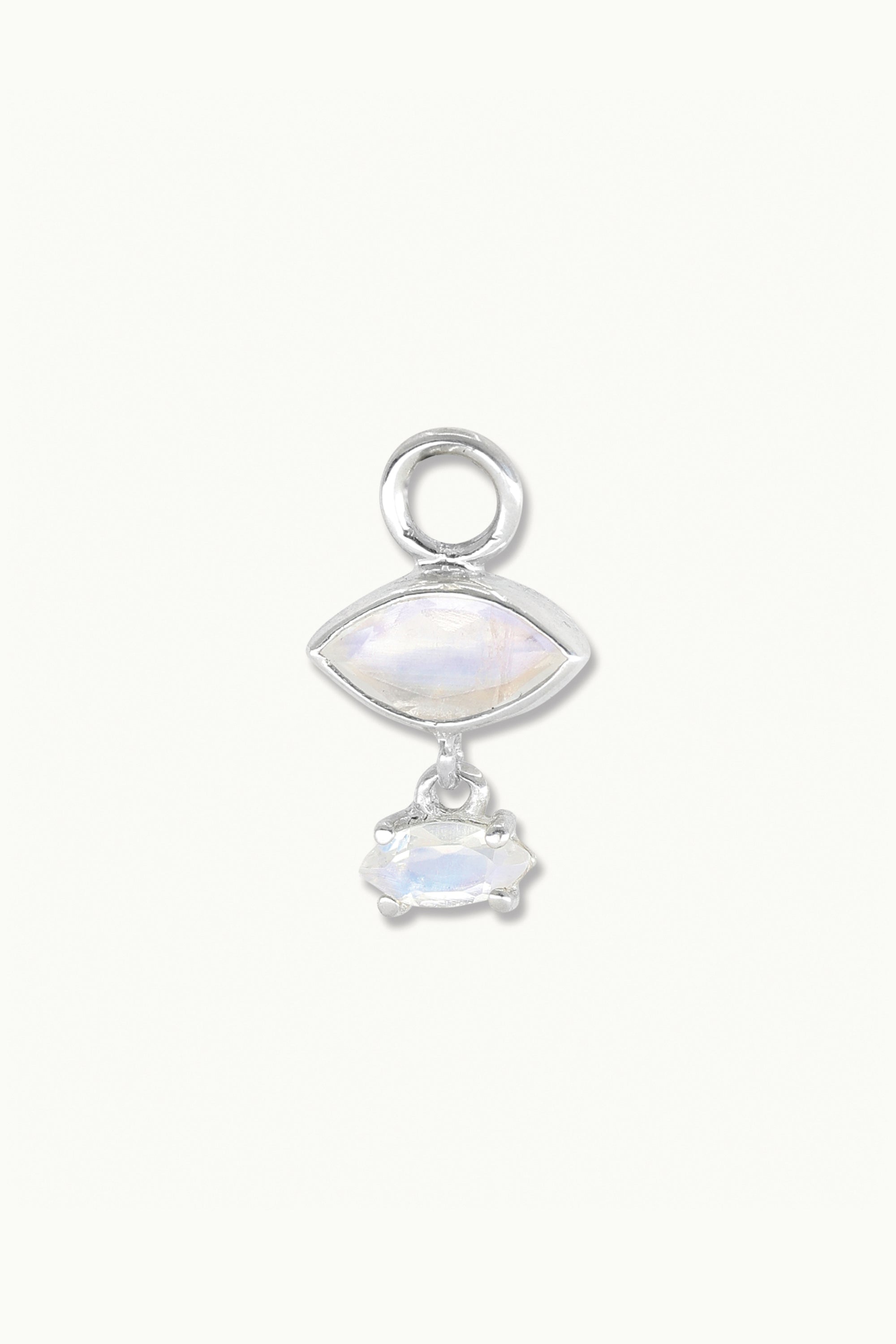 Mila Moonstone Silver Charm