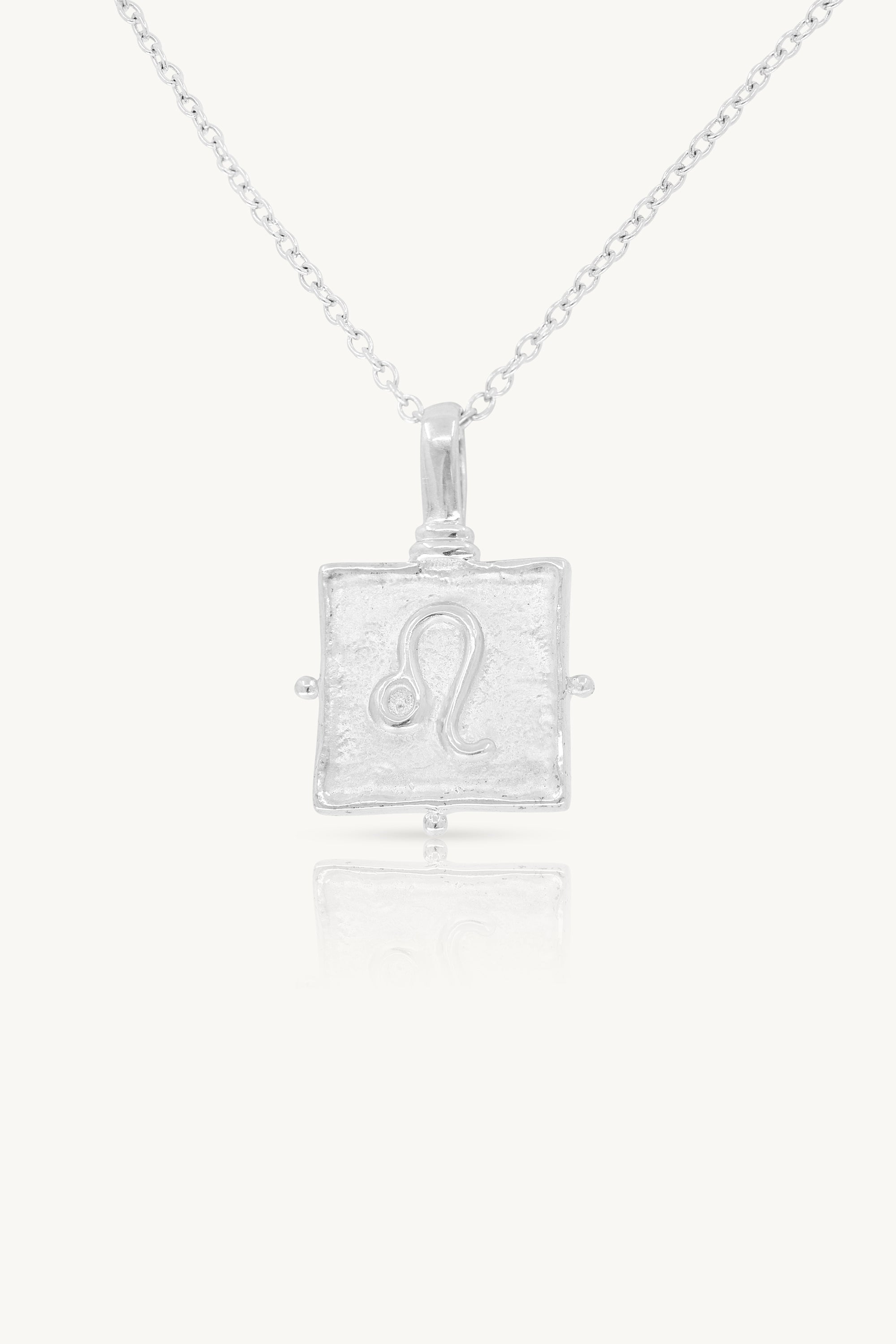 Leo Zodiac Silver Necklace