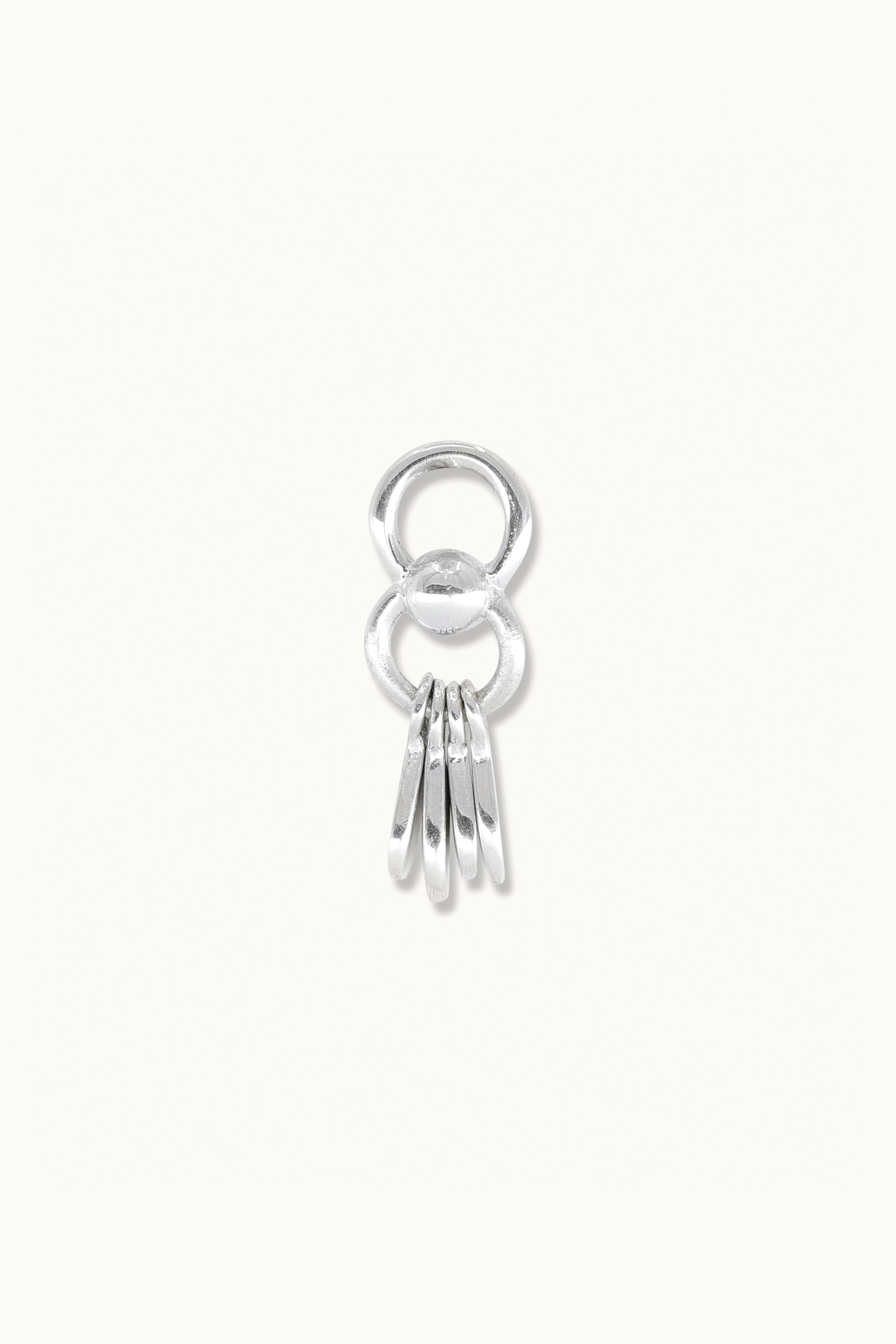 Tassel Silver Charm