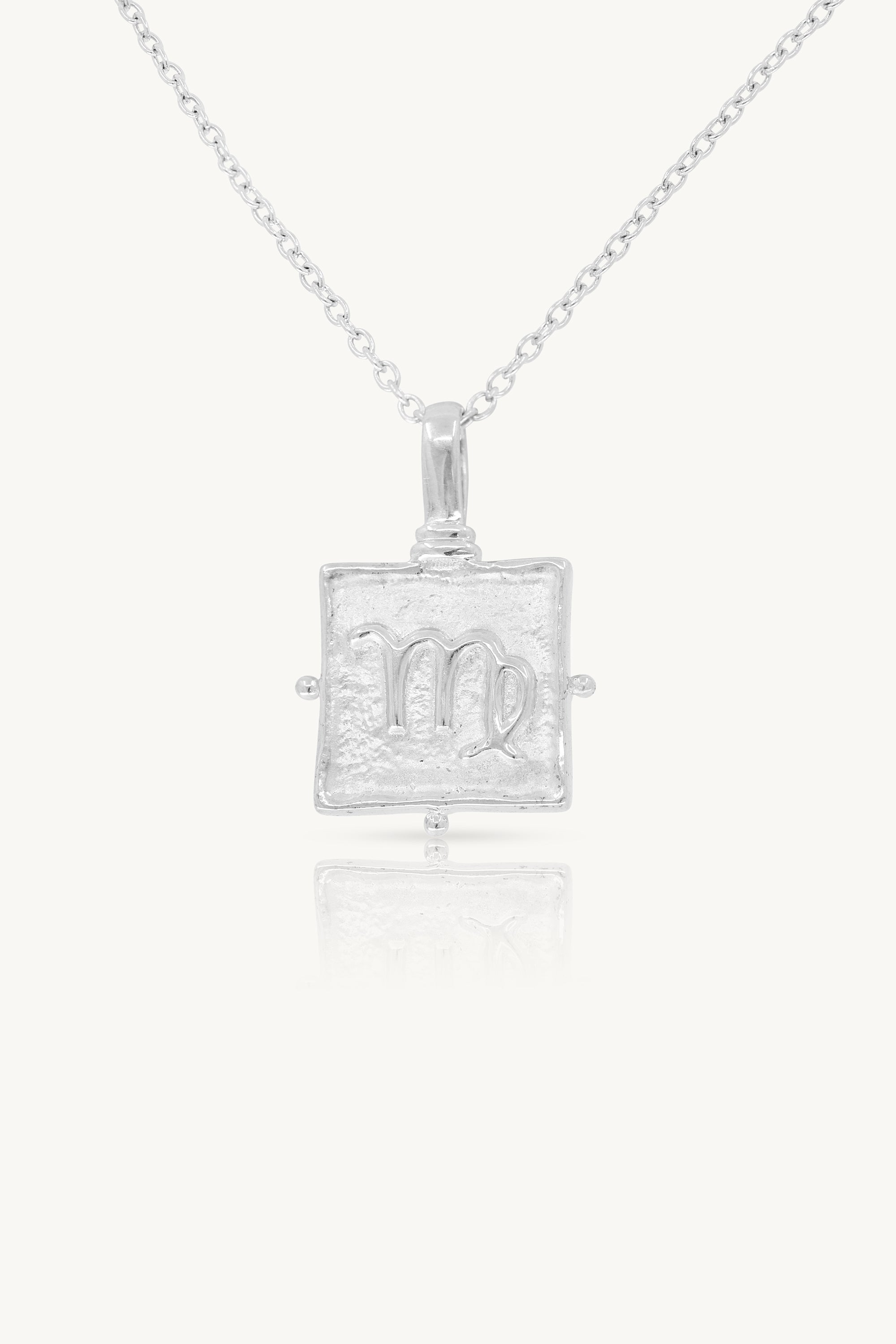 Virgo Zodiac Silver Necklace