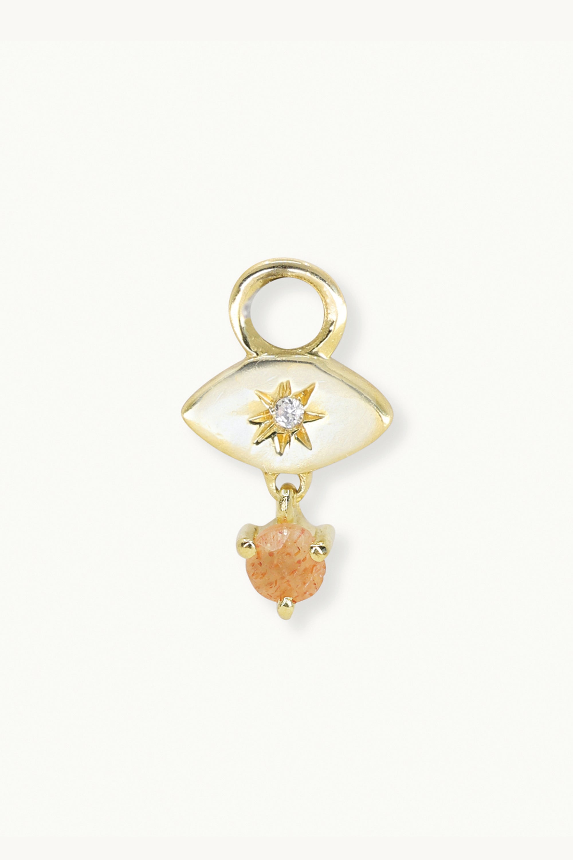 Vega Sunstone Gold Charm